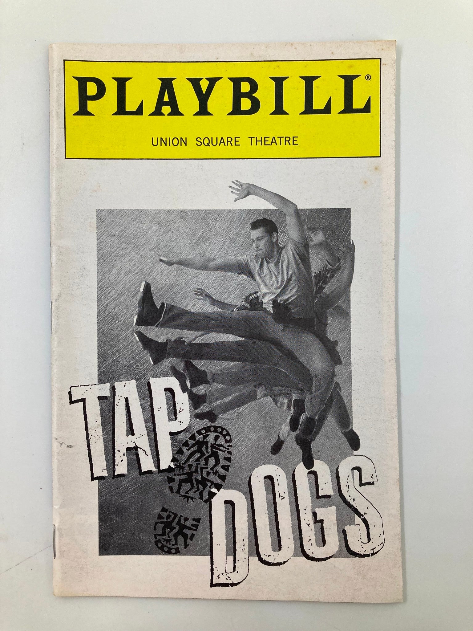 1997 Playbill Union Square Tap Dogs Billy Burke, Brian Burke, Jeremy Fullam