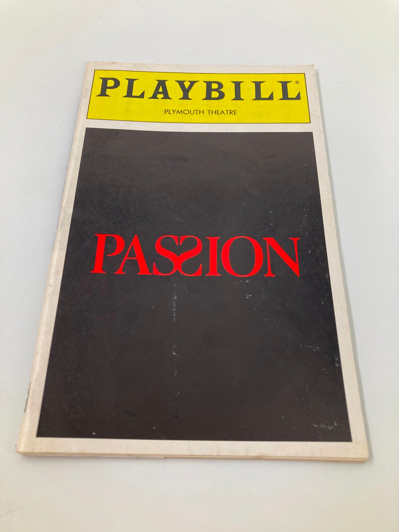 1994 Playbill Plymouth Theatre Passion Musical Gregg Edelman, Tom Aldredge