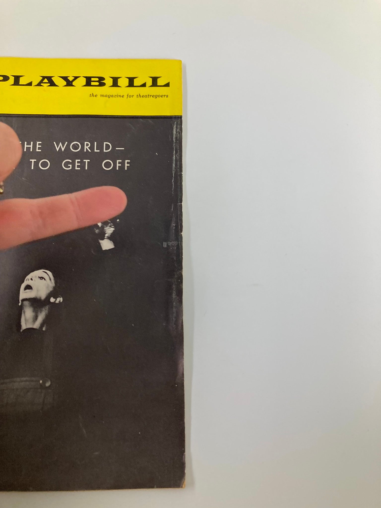 1963 Playbill Ambassador Theatre Stop The World I Want To Get Off Joan Eastman