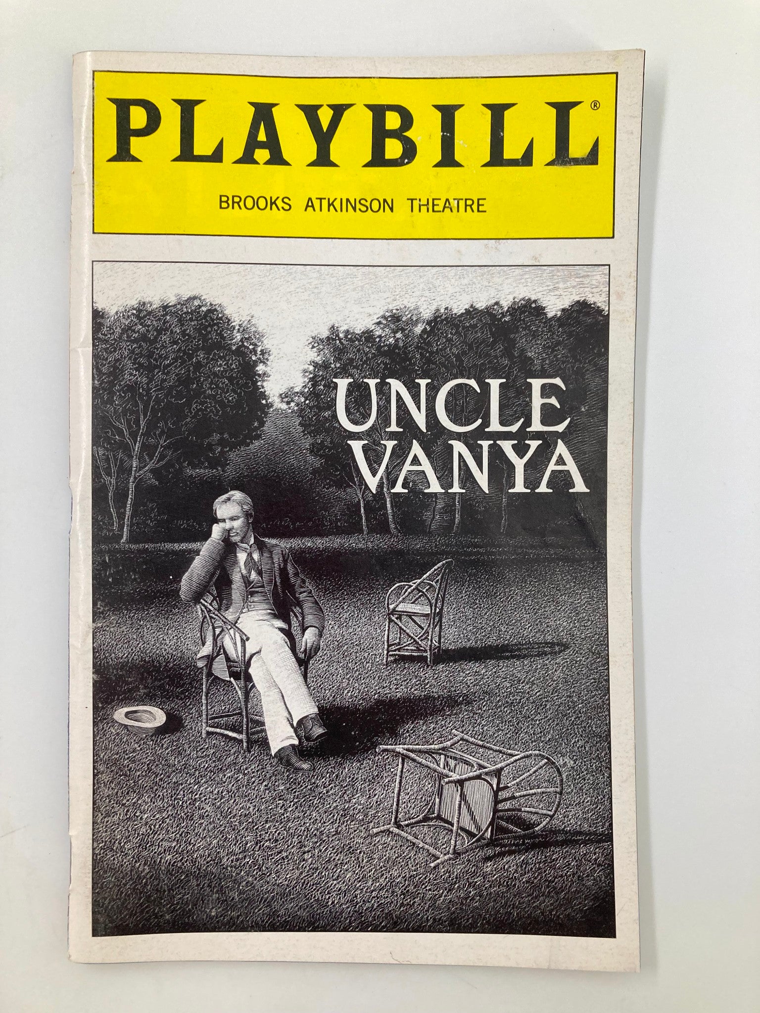 2000 Playbill Brooks Atkinson Theatre Uncle Vanya Derek Jacobi, Laura Linney