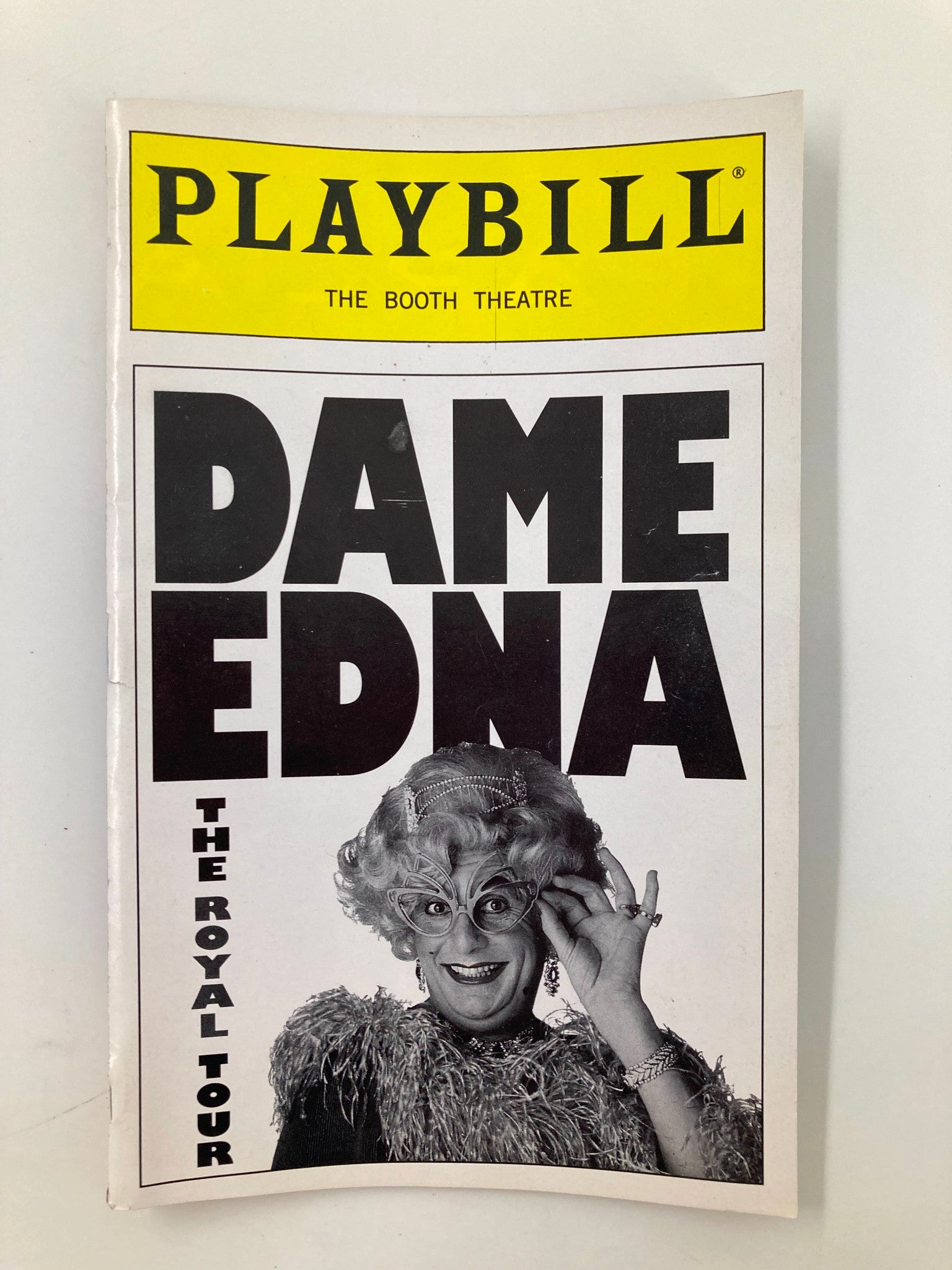 2000 Playbill Booth Theatre Dame Edna The Royal Tour The Show That Listens