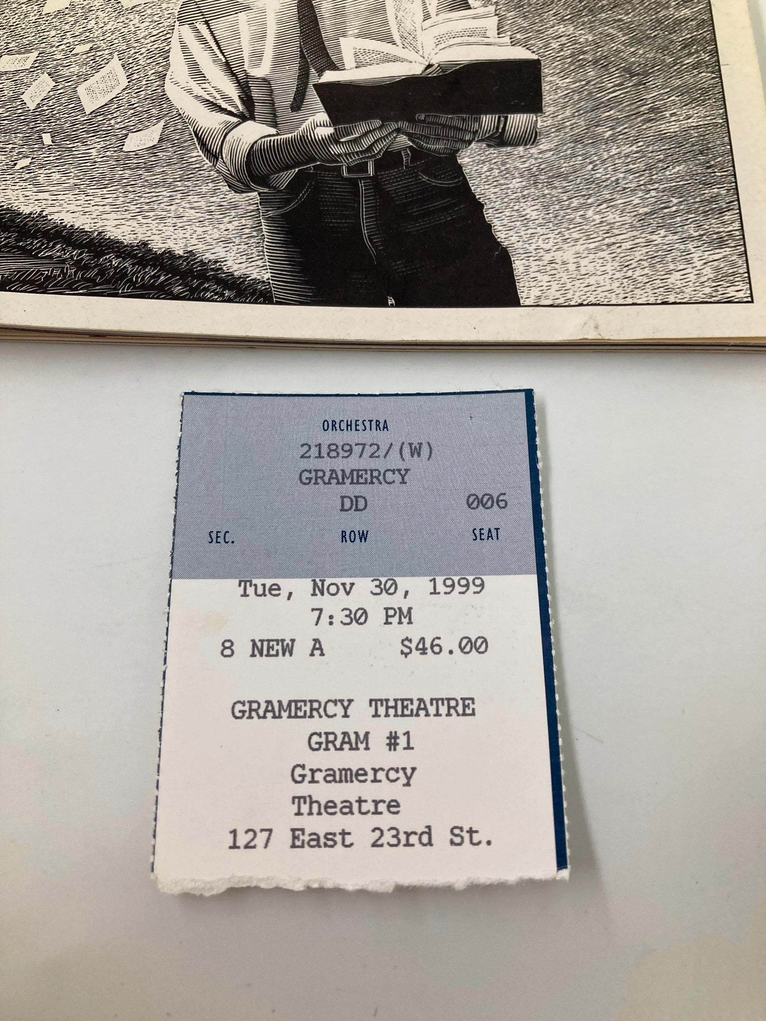 1999 Playbill Gramercy Theatre Give Me Your Answer, Do! Woodwyn Koons