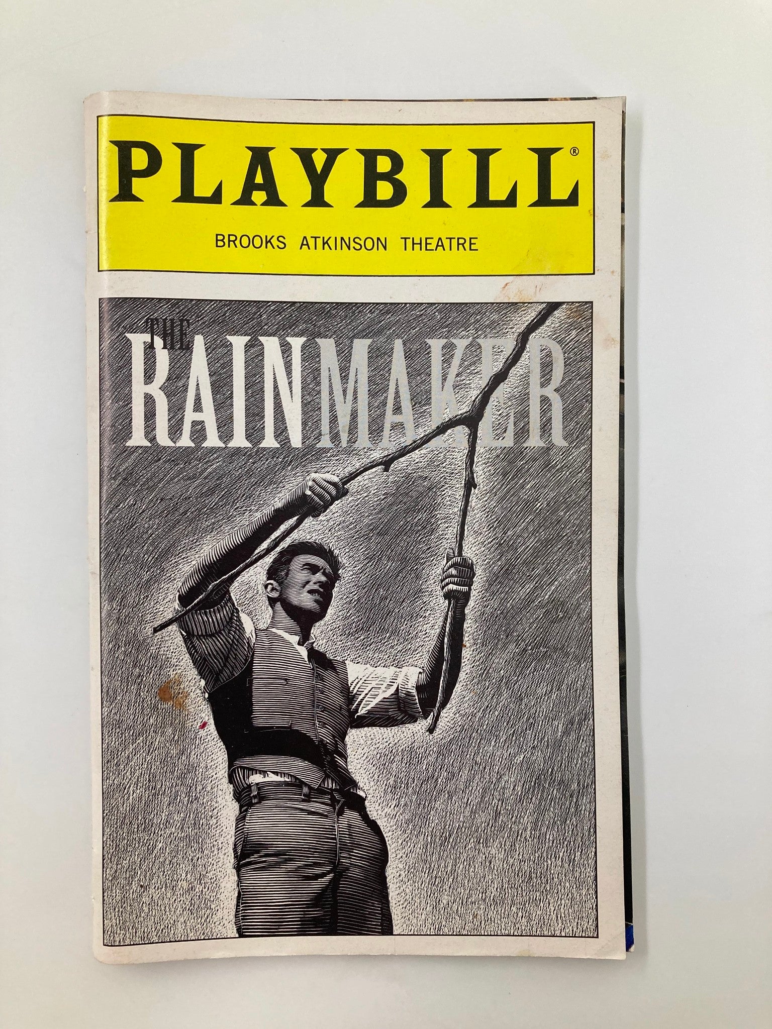 1999 Playbill Brooks Atkinson Theatre Woody Harrelson in The Rain Maker