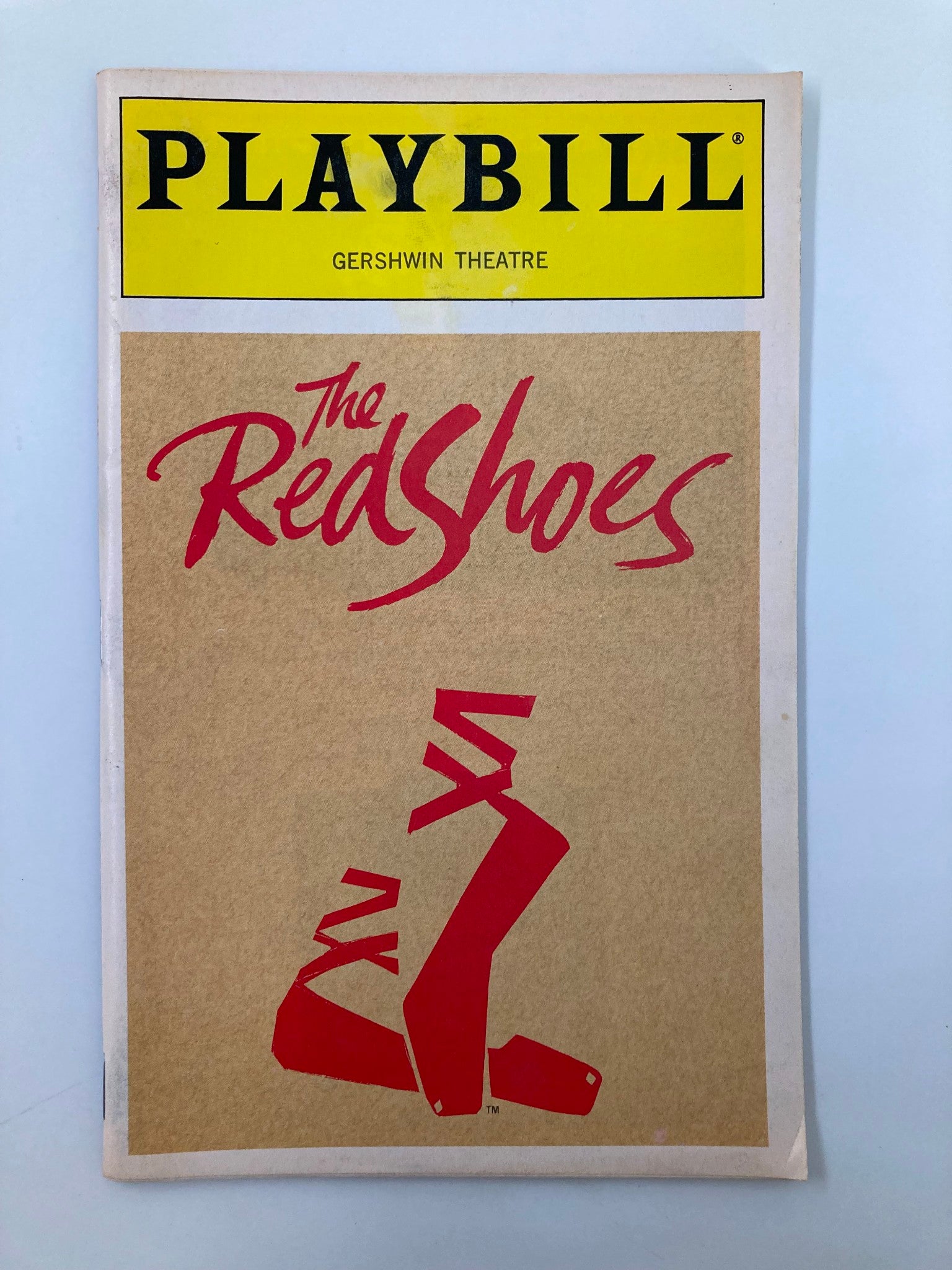 1993 Playbill Gershwin Theatre The Red Shoes Roger Rees, Margaret Illmann