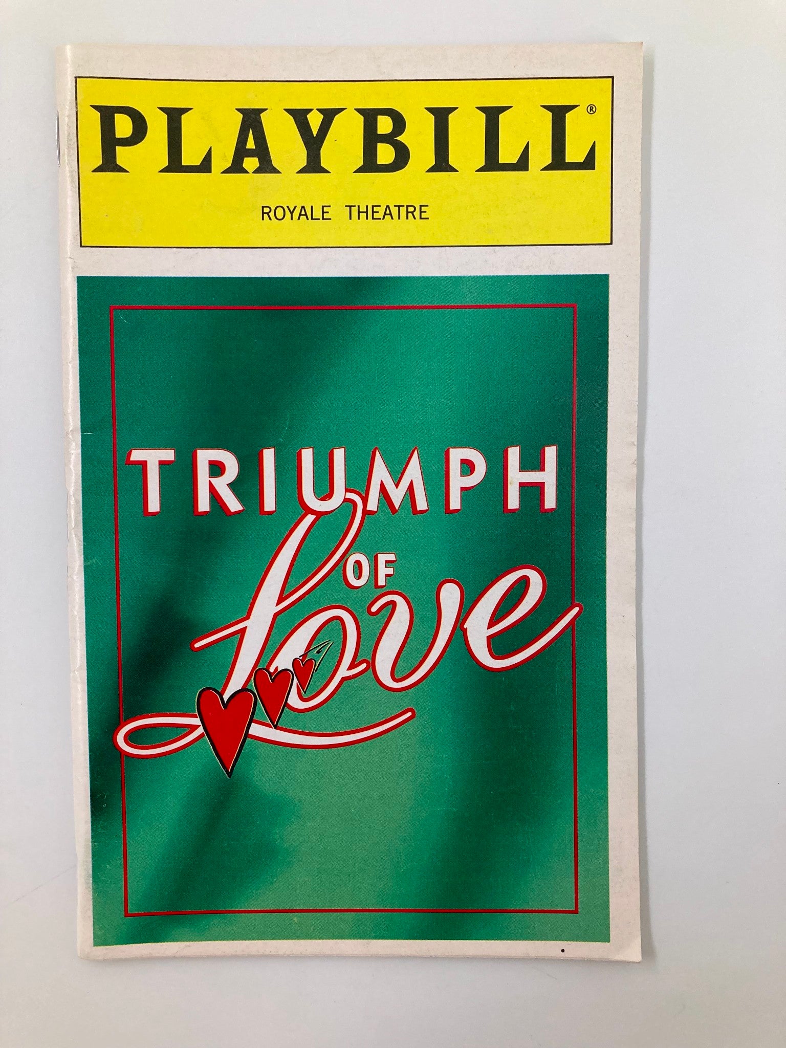 1997 Playbill Royale Theatre Triumph of Love Susan Egan, F. Murray Abraham