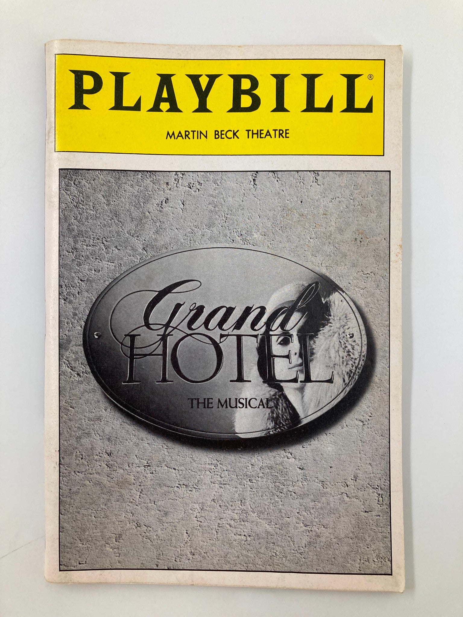 1989 Playbill Martin Beck Theatre Grand Hotel The Musical Karen Akers Kathi Moss