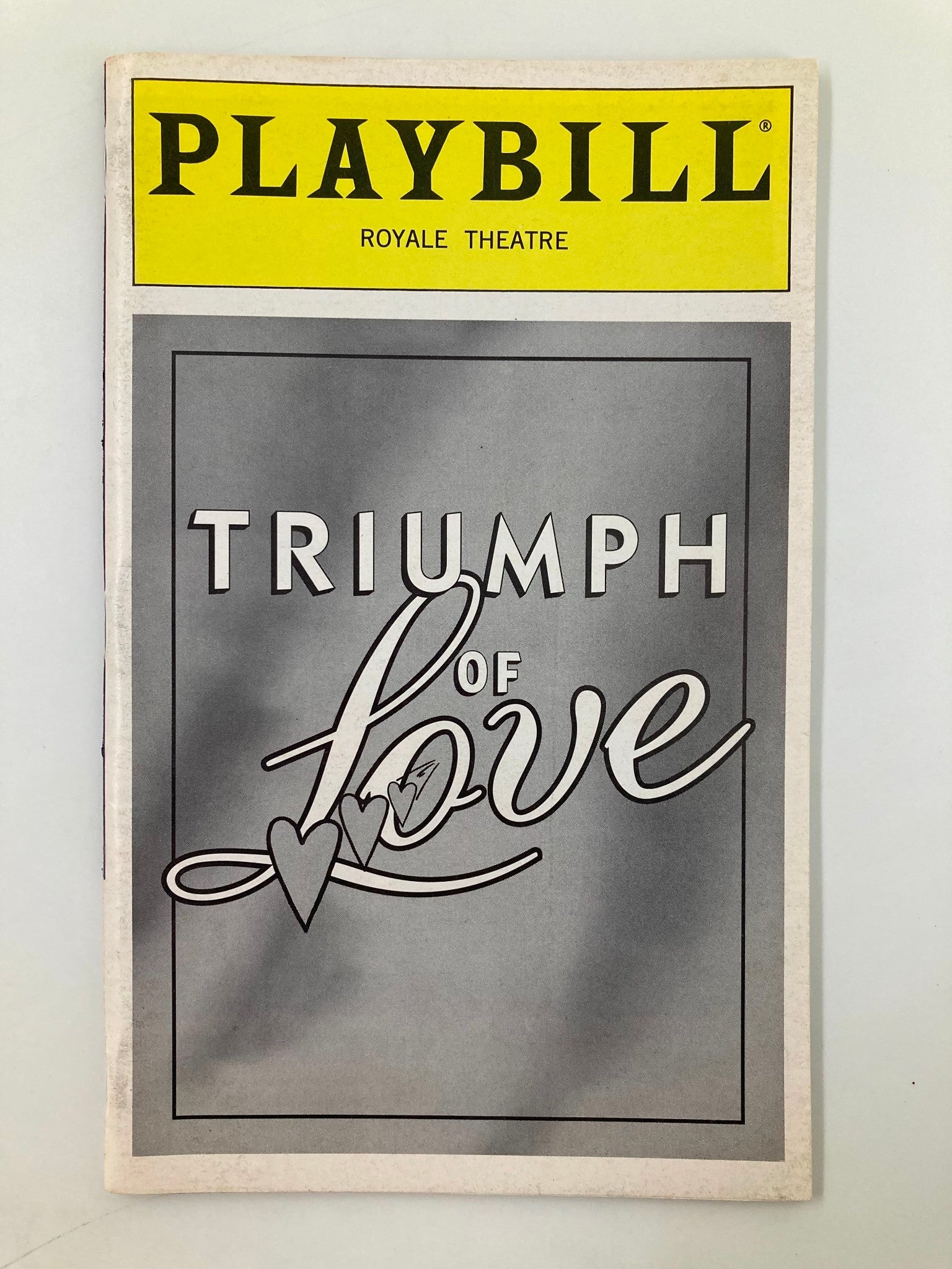 1997 Playbill Royale Theatre Triumph of Love Susan Egan, Betty Buckley