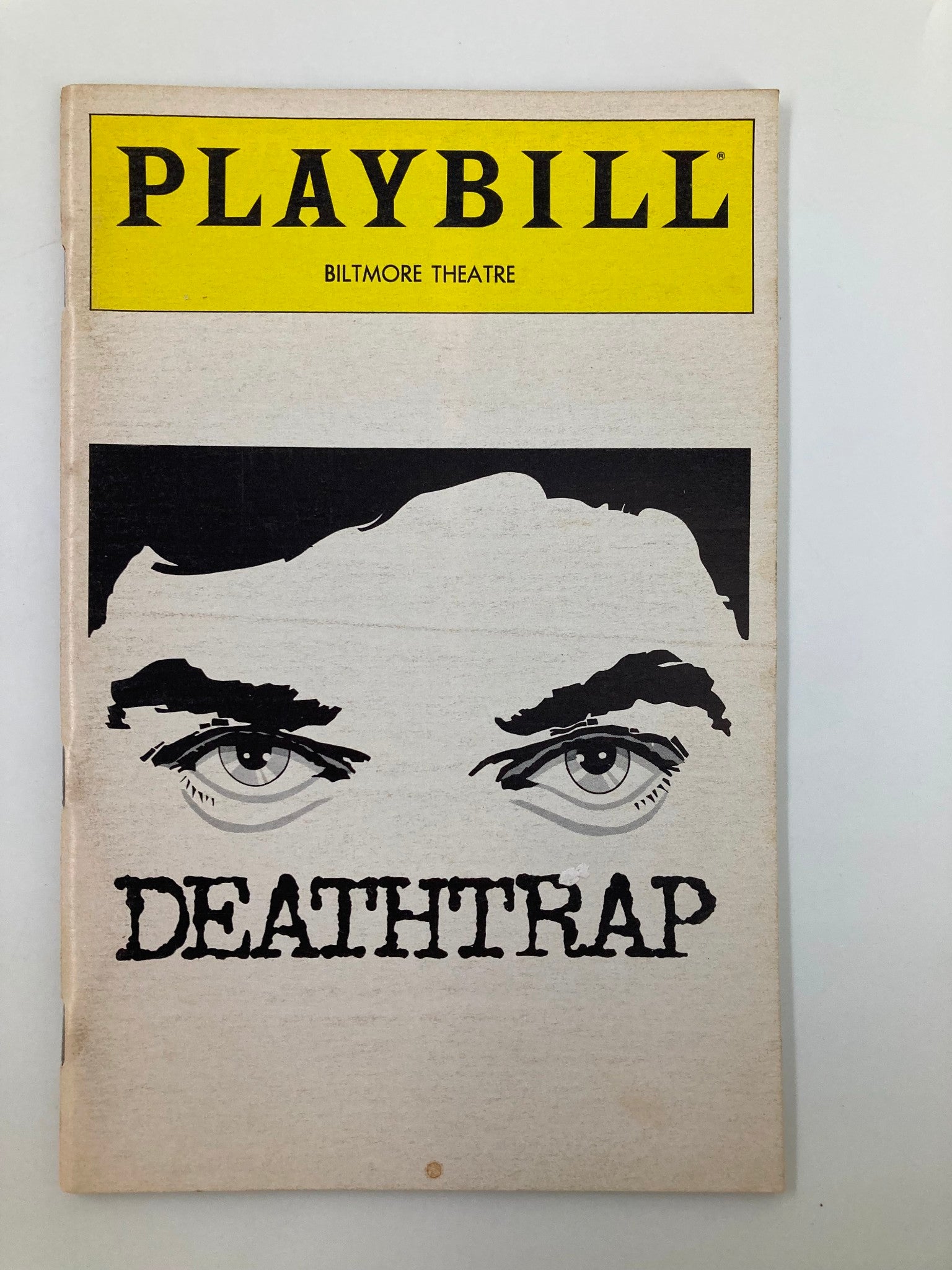 1982 Playbill Biltmore Theatre Deathtrap Farley Granger, Marian Seldes