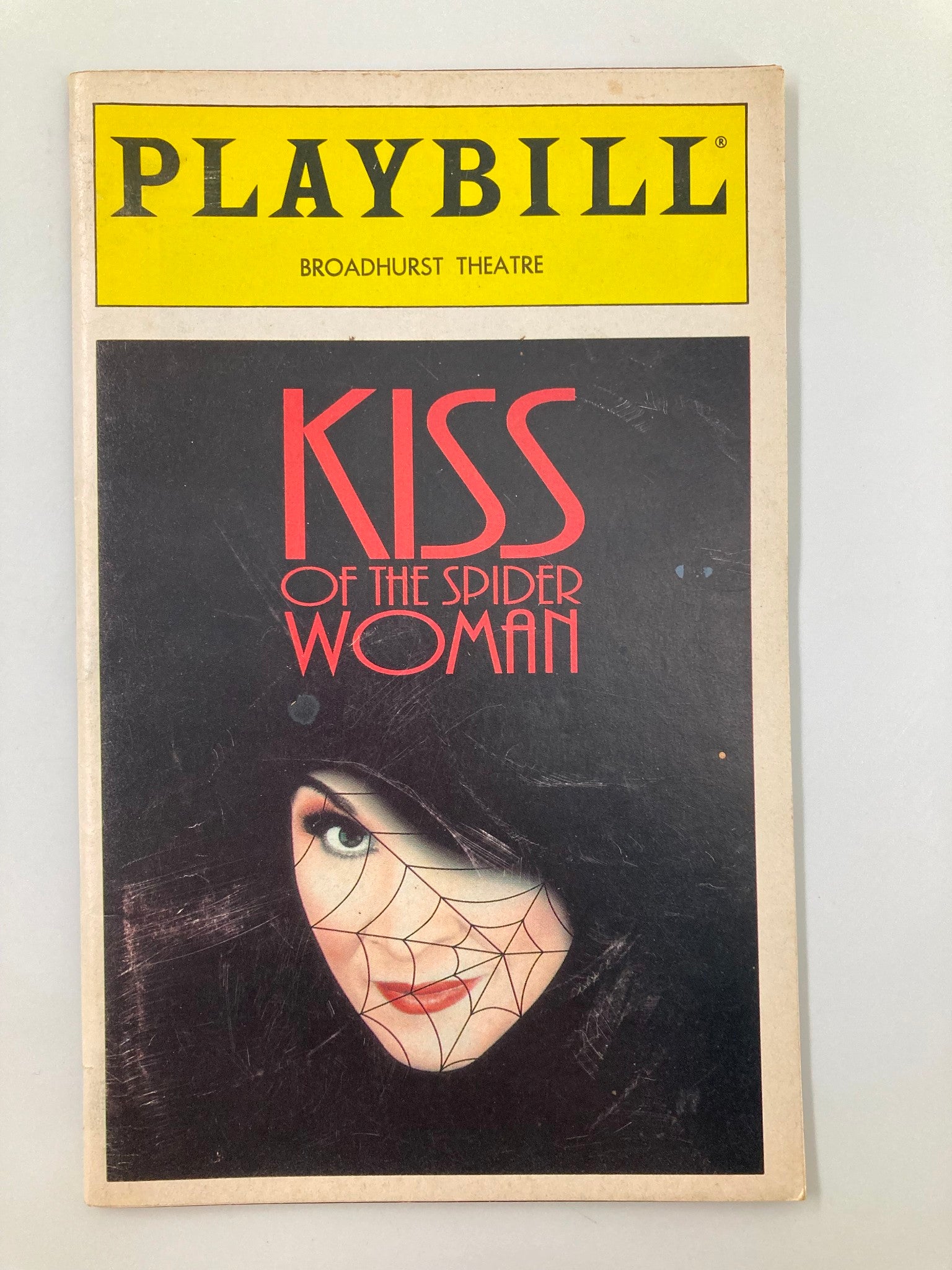 1993 Playbill Broadhurst Theater Kiss of the Spider Woman Chita Rivera