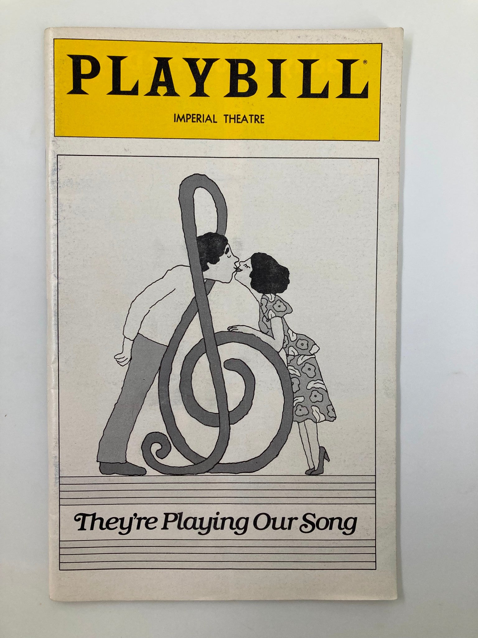 1980 Playbill Imperial Theatre They're Playing Our Song Stockard Channing