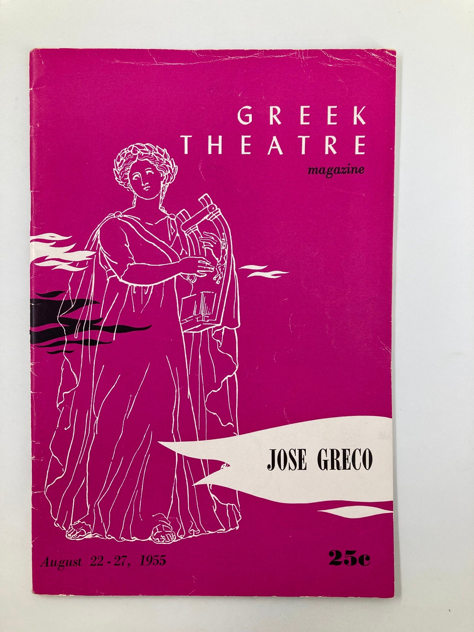 1955 Greek Theatre Magazine Jose Greco Spanish Ballet Lola De Ronda, Paul Haakon