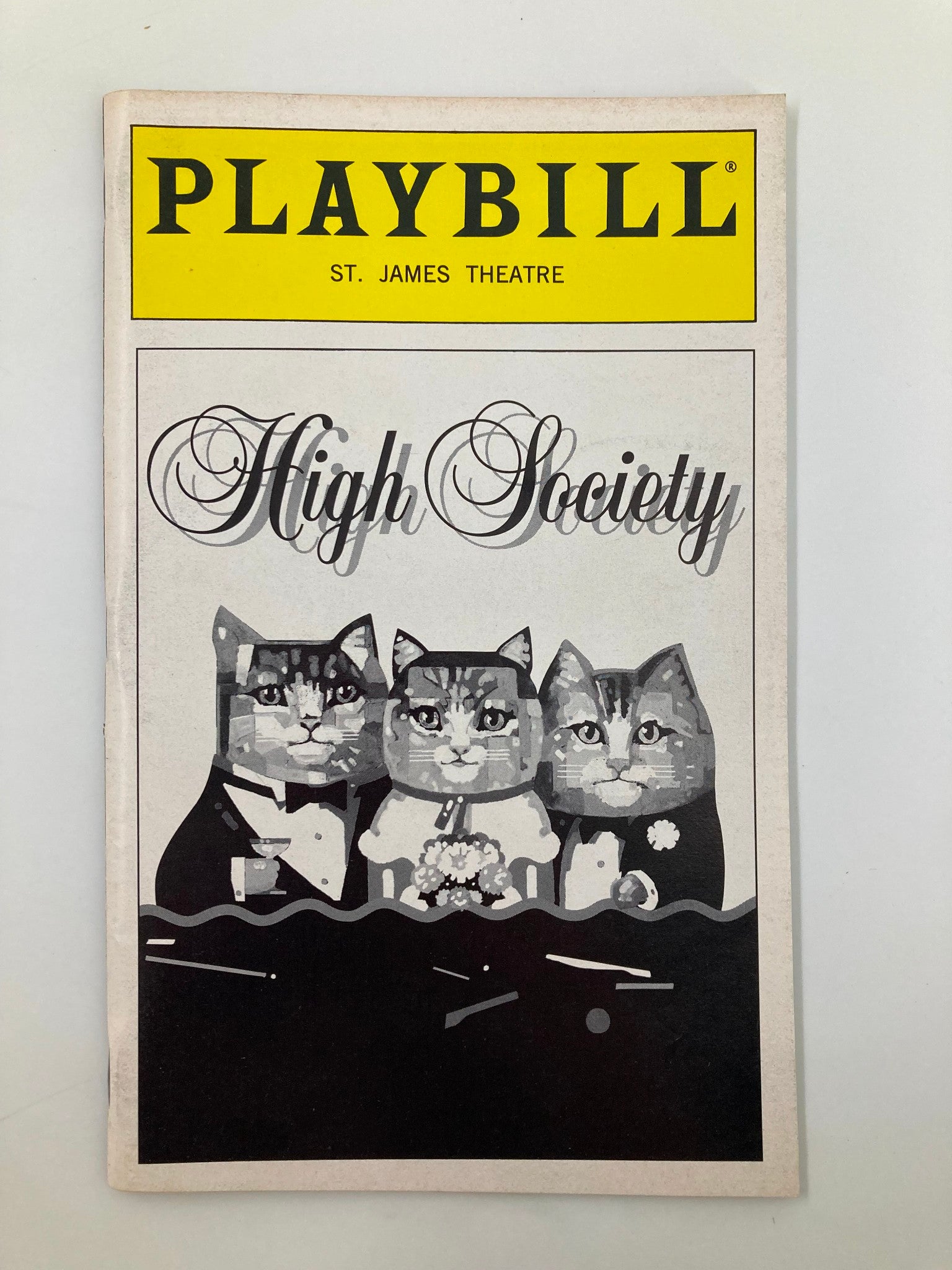 1998 Playbill St. James Theatre High Society Marc Kudisch, Lisa Banes VG