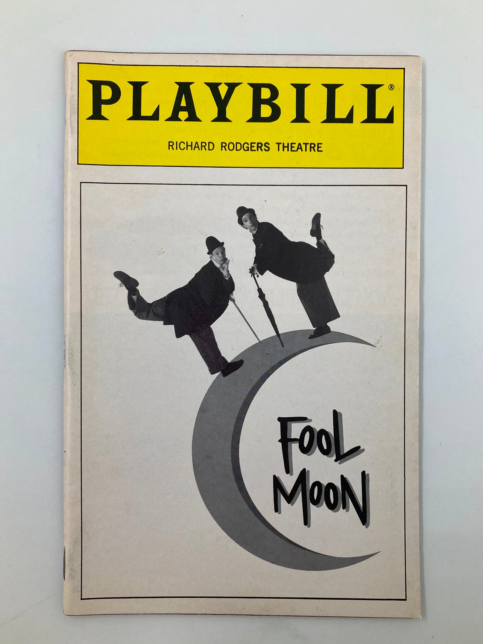 1993 Playbill Richard Rodgers Theatre Fool Moon David Shiner, Bill Irwin VG