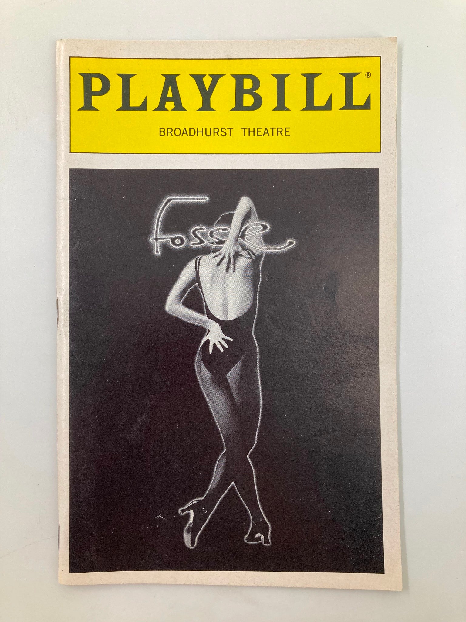 1999 Playbill Broadhurst Theatre Fosse Valarie Pettiford, Jane Lanier VG