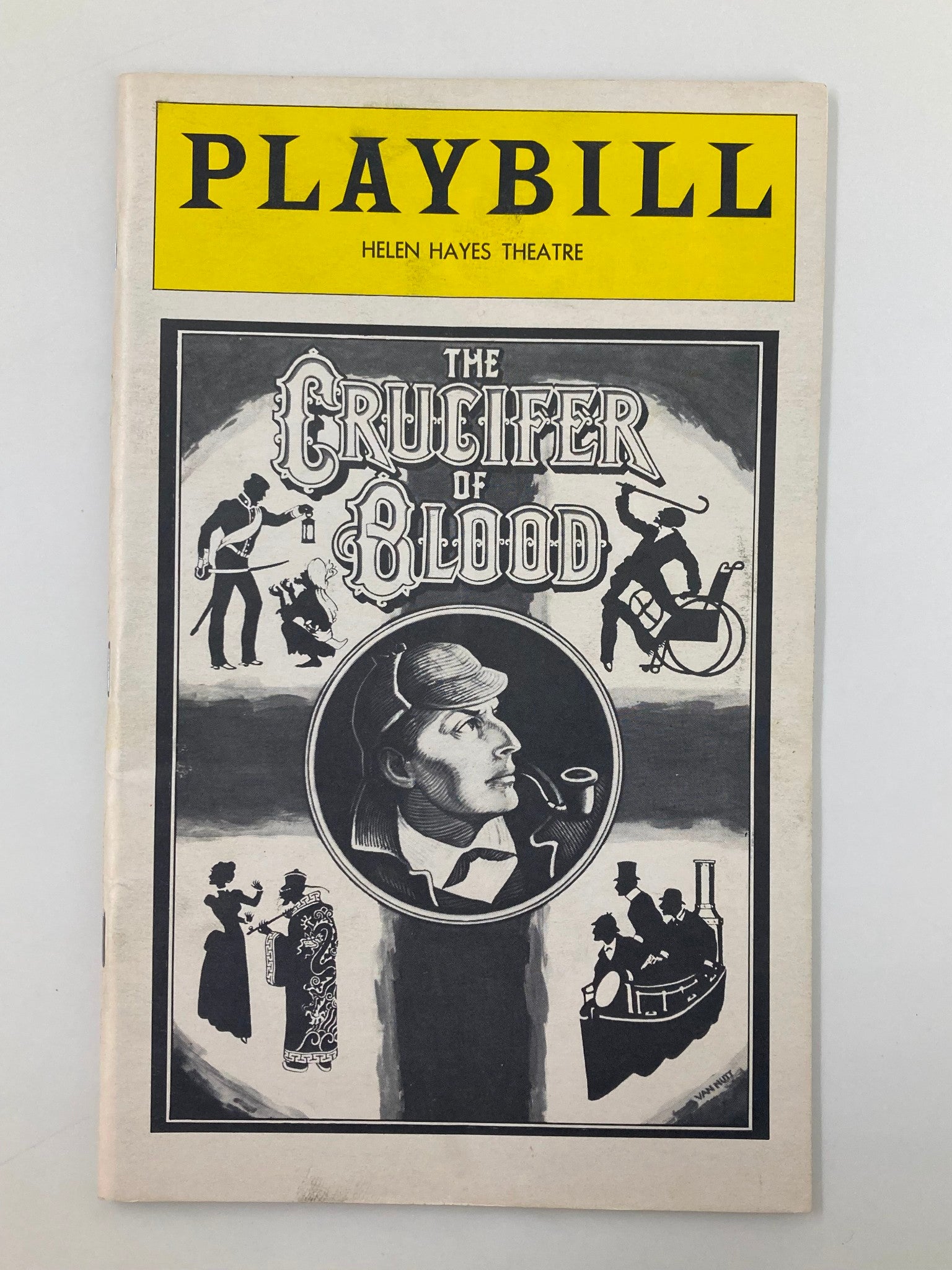 1979 Playbill Helen Hayes Theatre The Crucifier of Blood Christopher Curry VG