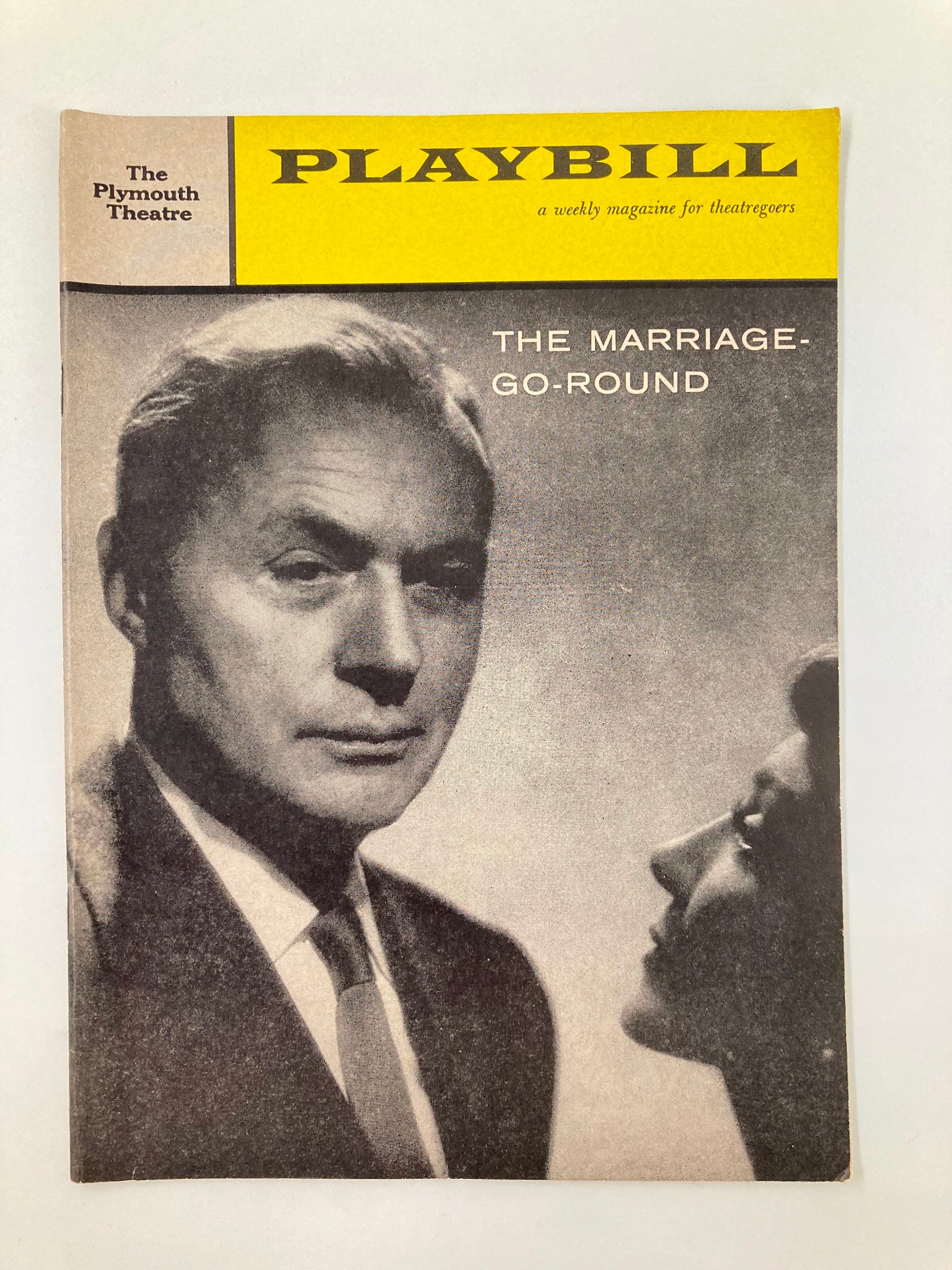 1960 Playbill The Plymouth Theatre The Marriage-Go-Round Charles Boyer VG