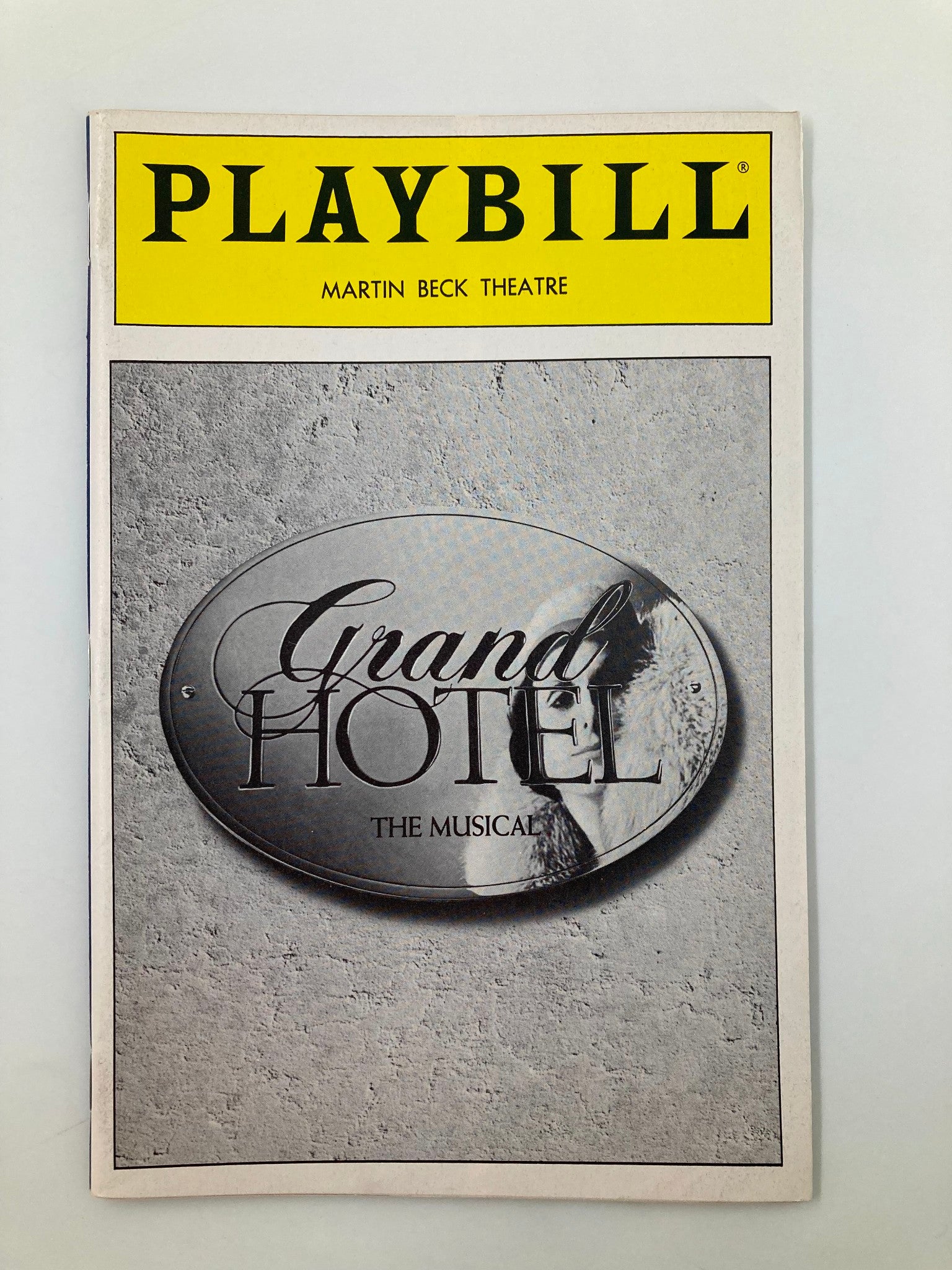 1990 Playbill Martin Beck Theatre Grand Hotel The Musical Karen Akers VG