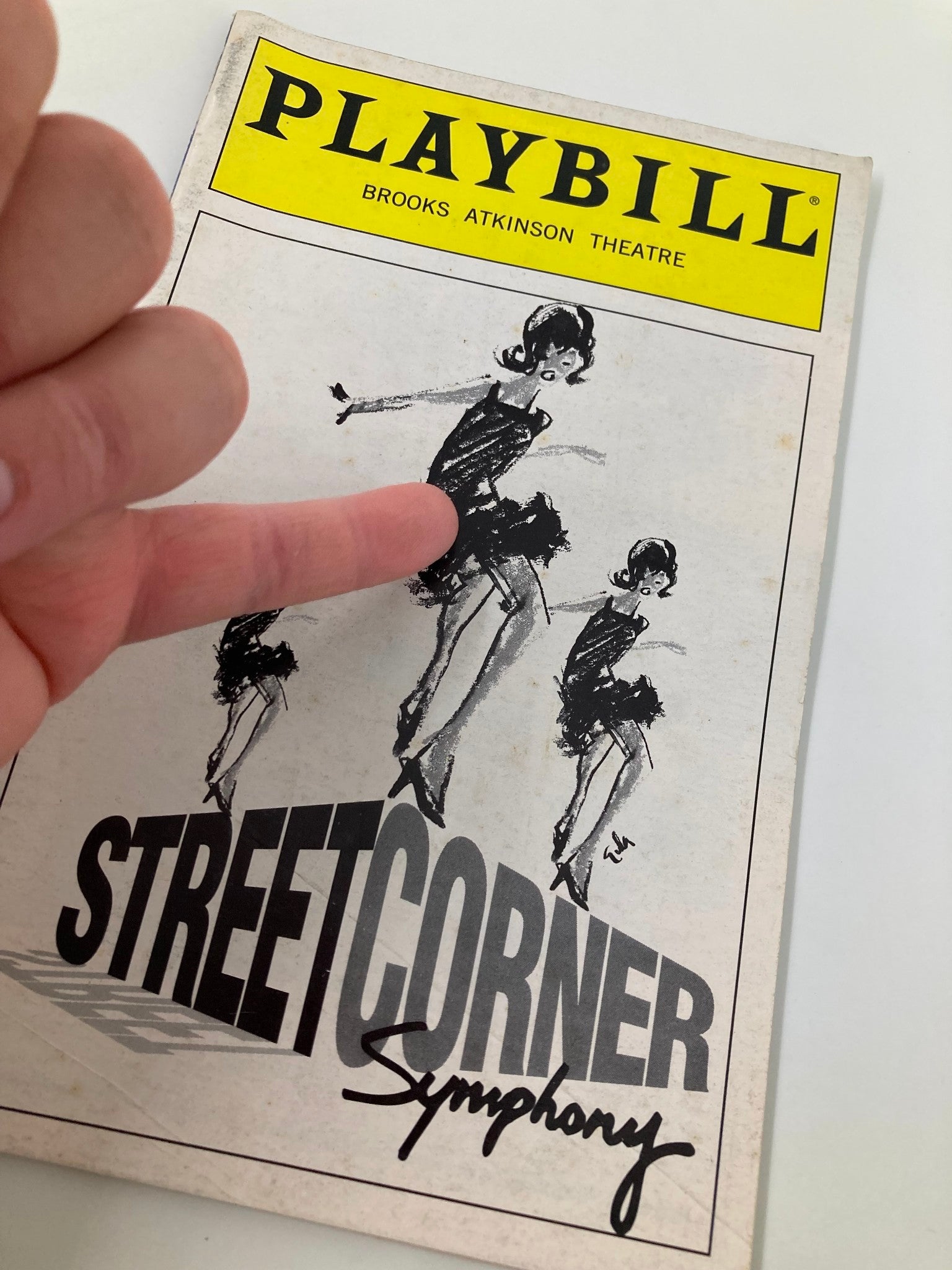 1998 Playbill Brooks Atkinson Theatre Street Corner Symphony Carol Dennis