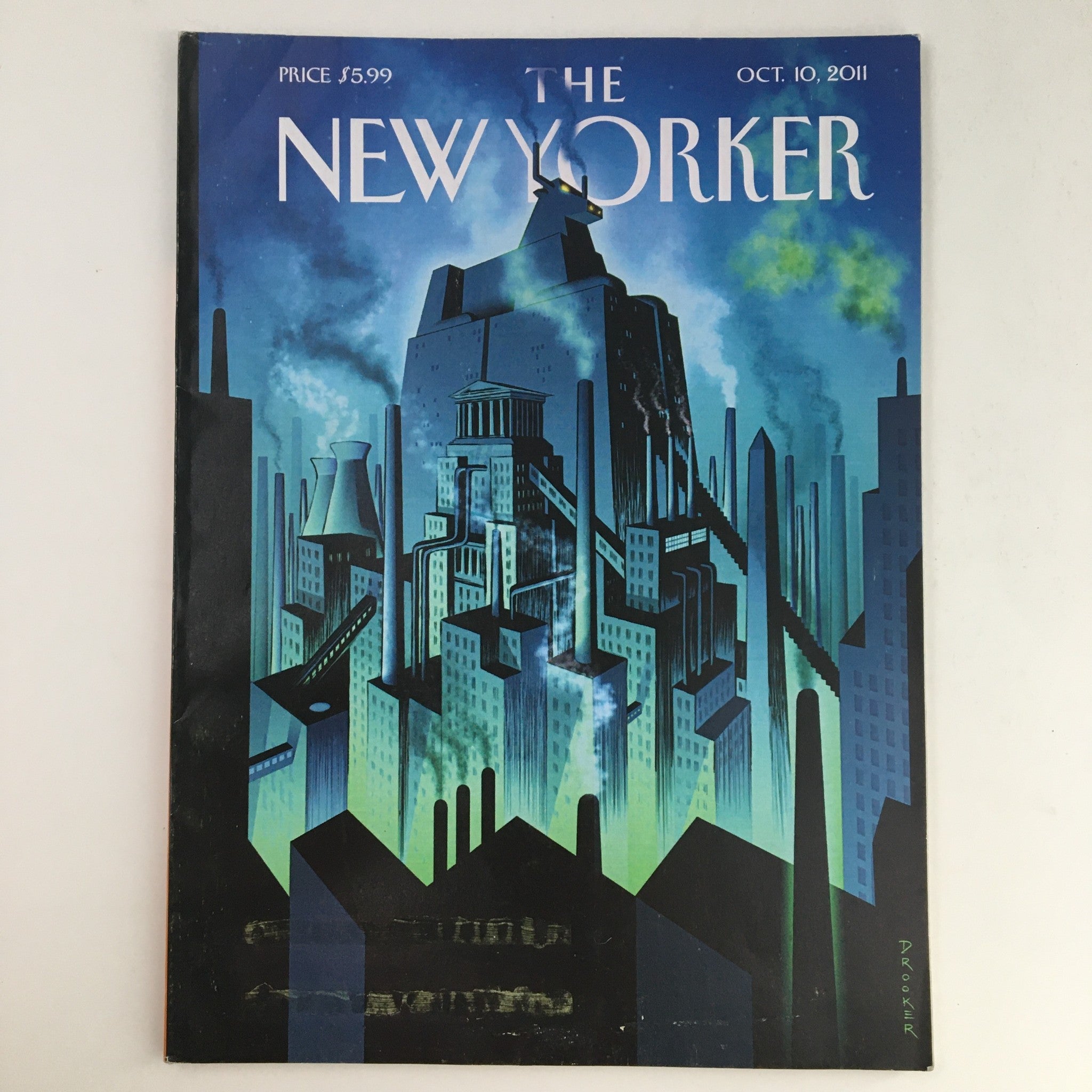 The New Yorker October 10 2011 Full Magazine Theme Cover by Eric Drooker