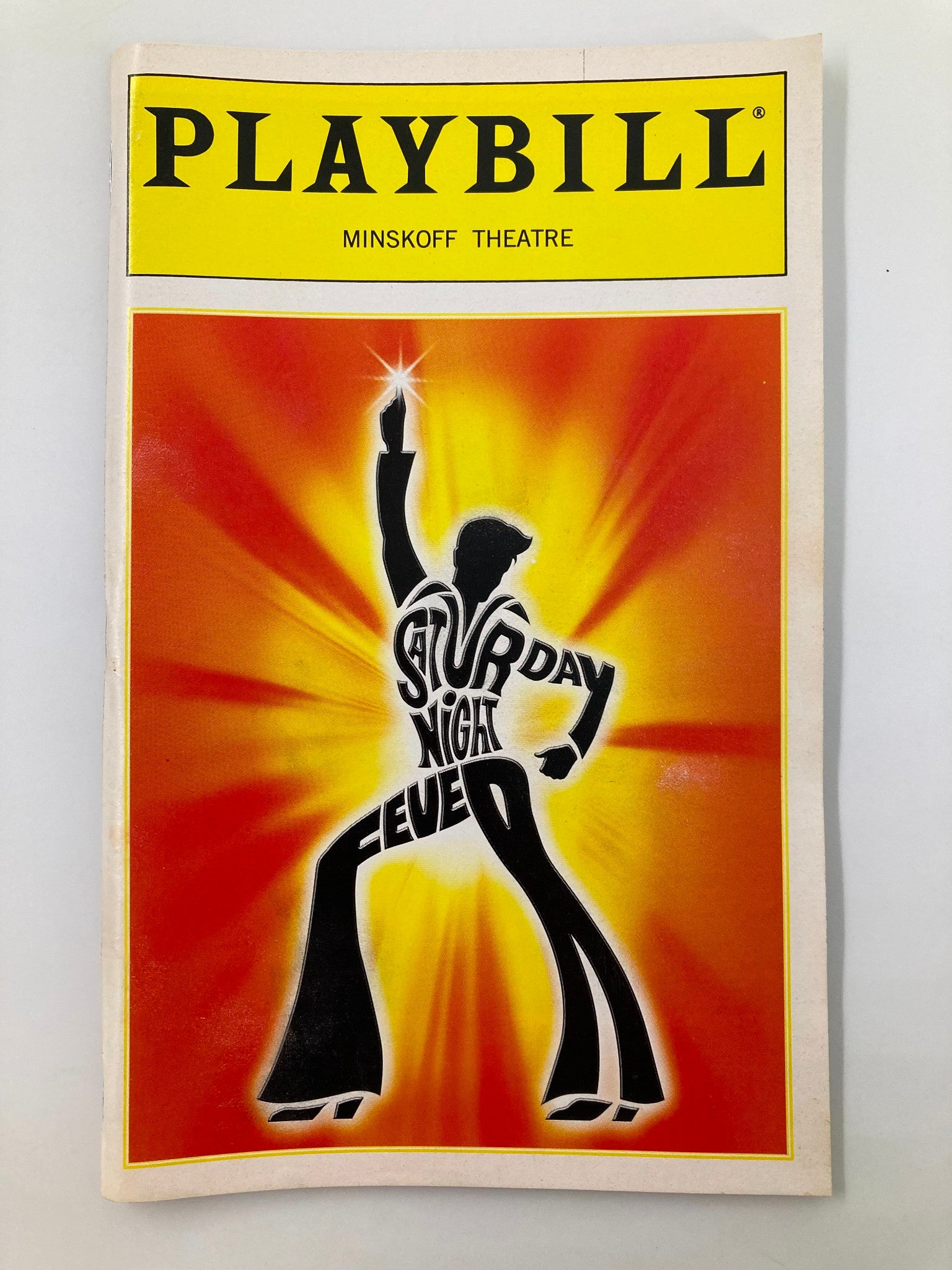 1999 Playbill Minskoff Theatre Saturday Night Fever Bryan Batt, Richard H. Blake