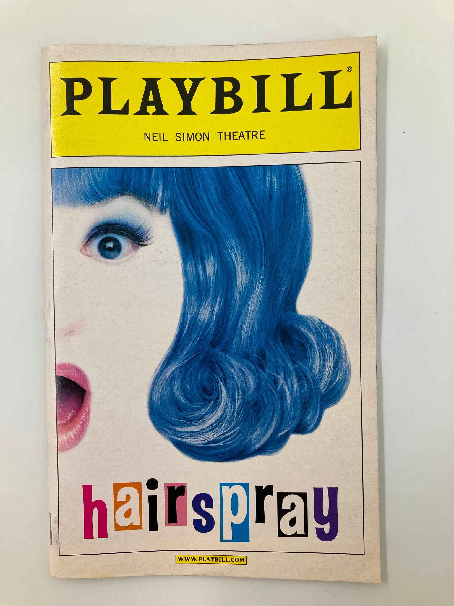 2002 Playbill Neil Simon Theatre Hairspray Laura Bell Bundy, Mary Bond Davis