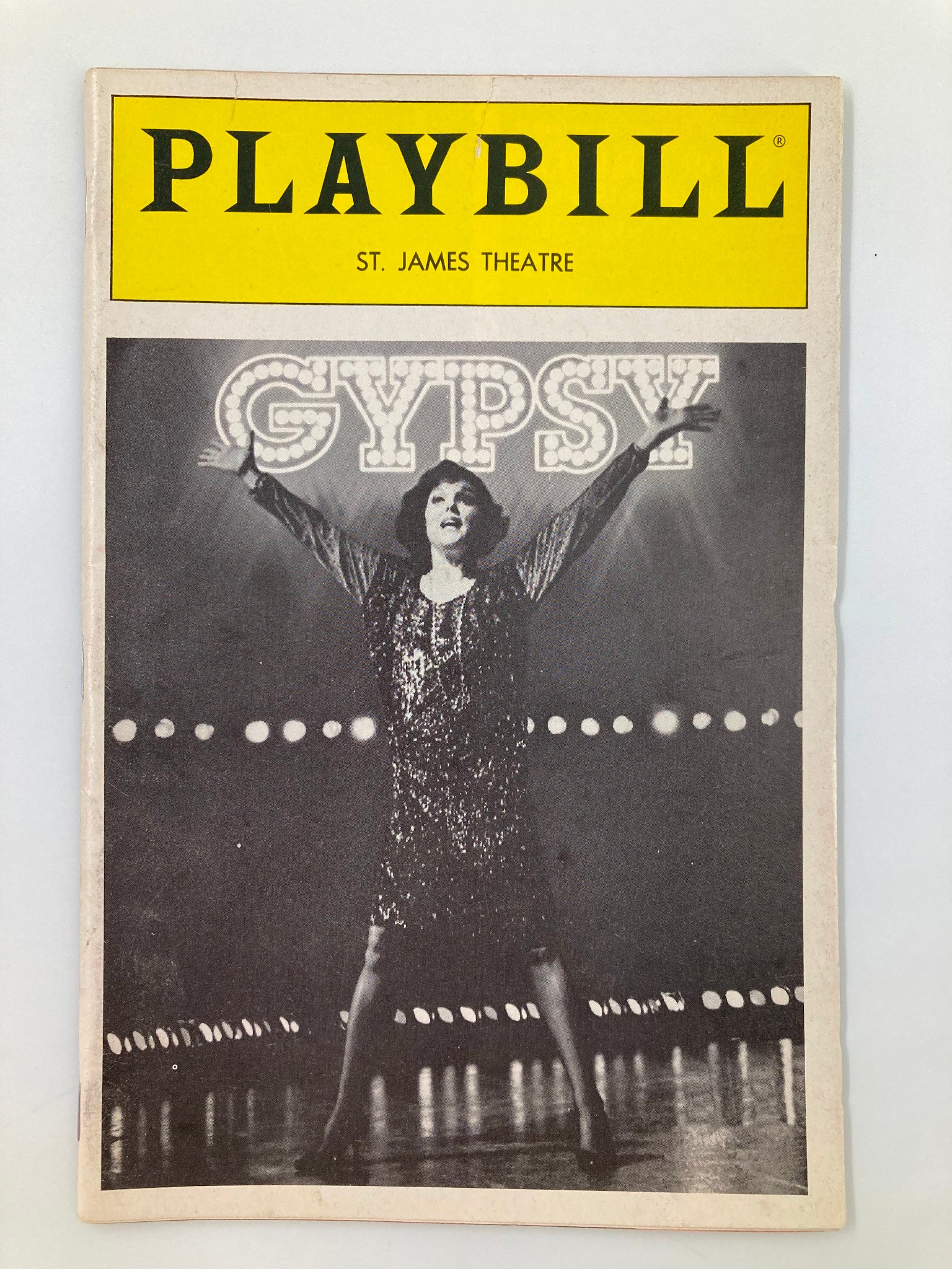 1990 Playbill St. James Theatre Gypsy Tyne Daly, Jonathan Hadary, Tracy Venner