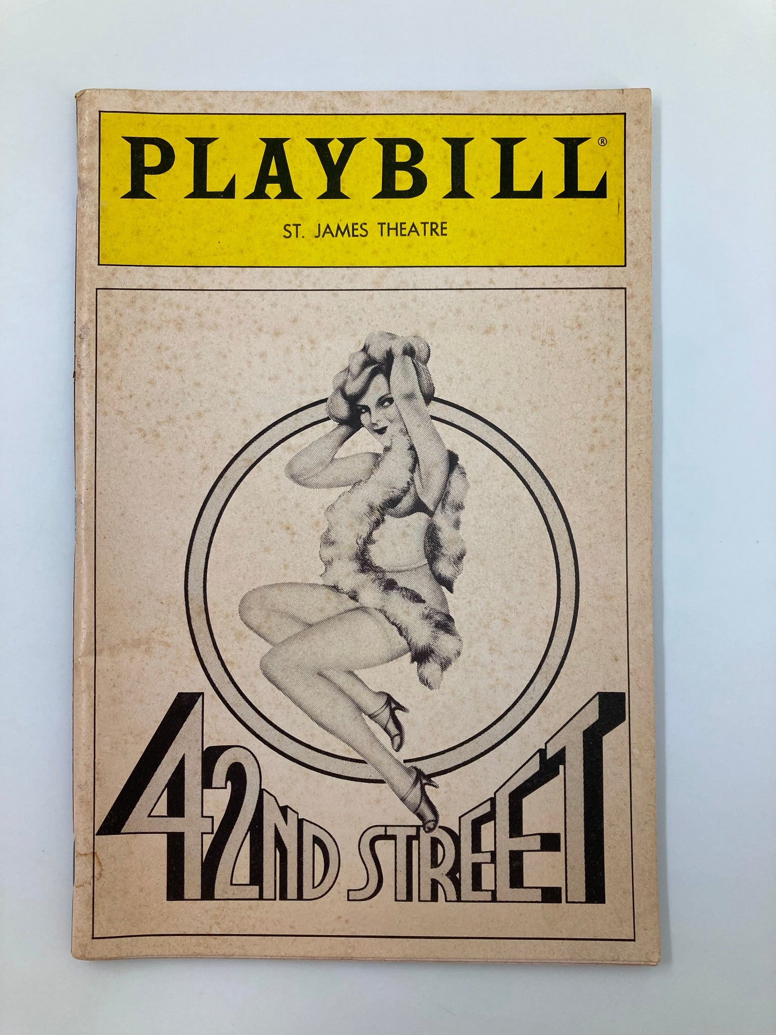 1987 Playbill St. James Theatre 42nd Street Elizabeth Allen, Jamie Ross