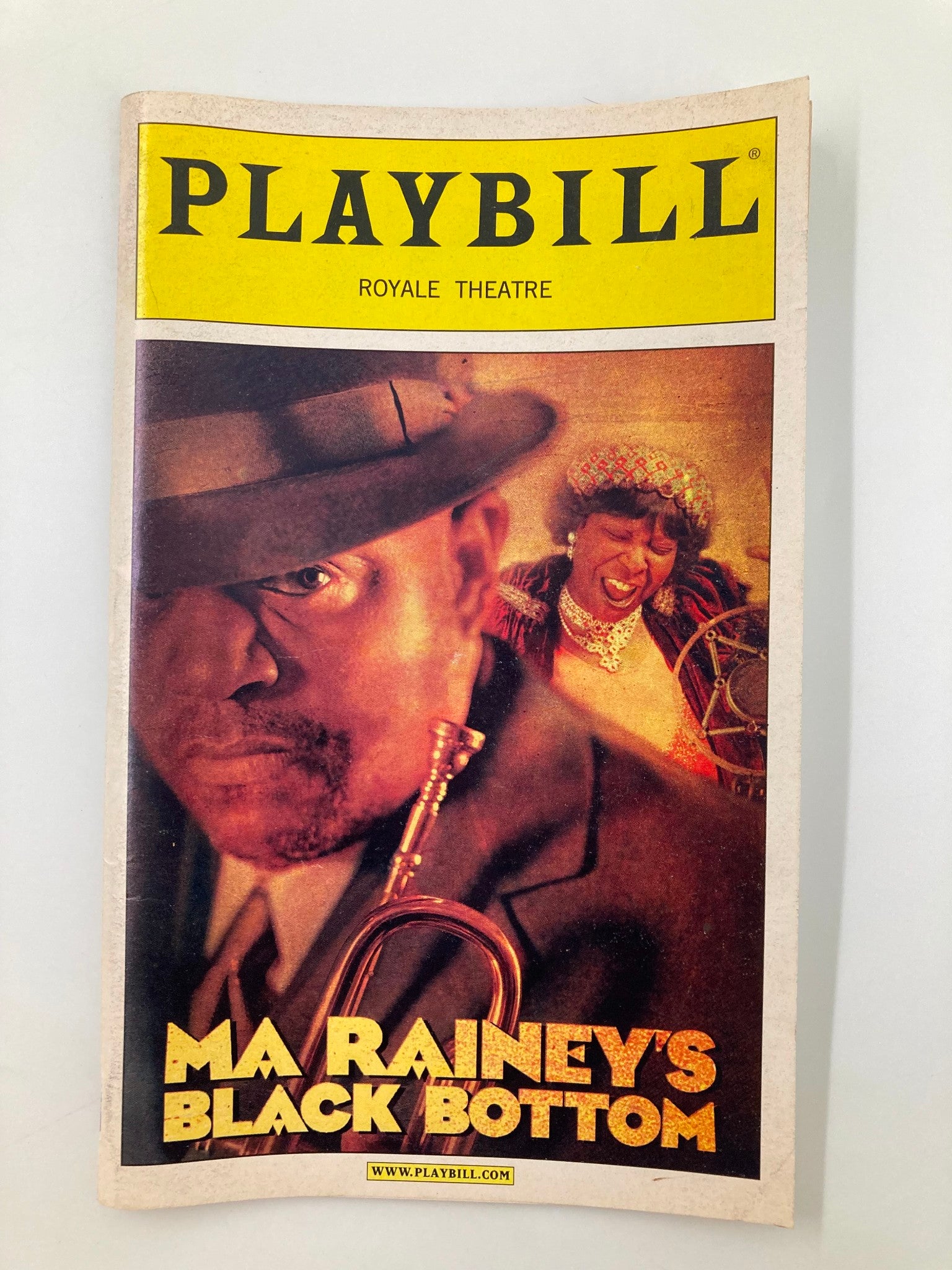 2003 Playbill Royale Theatre Ma Rainey's Black Bottom Whoopi Goldberg