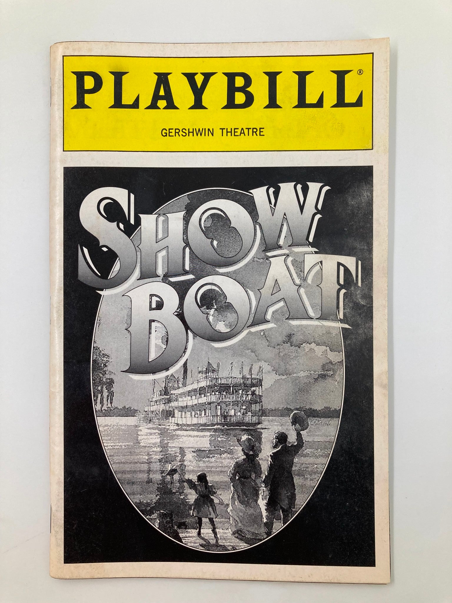 1995 Playbill Gershwin Theatre Show Boat John McMartin, Elaine Stritch