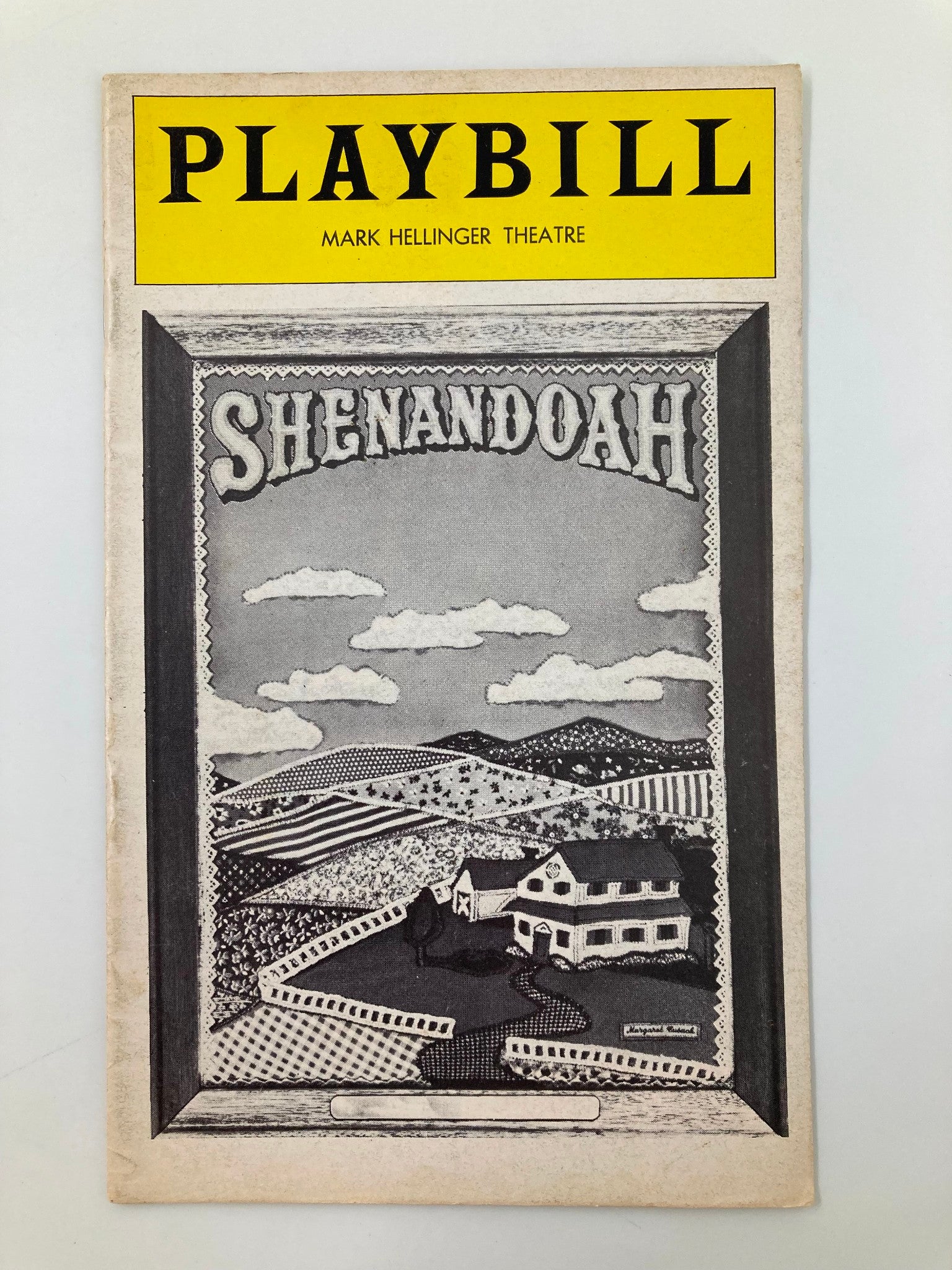 1977 Playbill Mark Hellinger Theatre Shenandoah John Cullum, Leslie Denniston