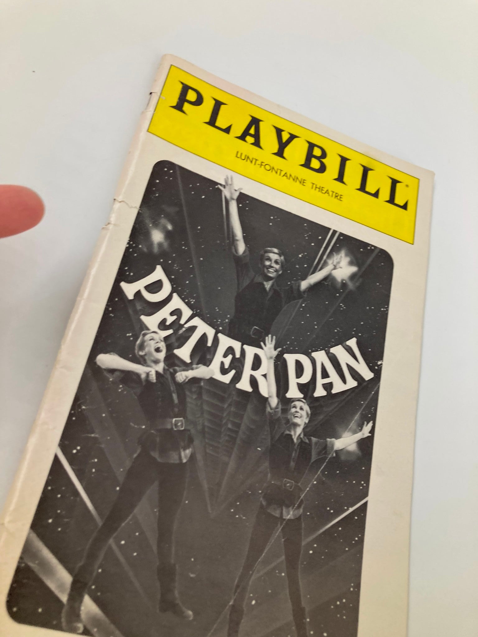 1980 Playbill Lunt-Fontanne Theatre Peter Pan Sandy Duncan, Christopher Hewett