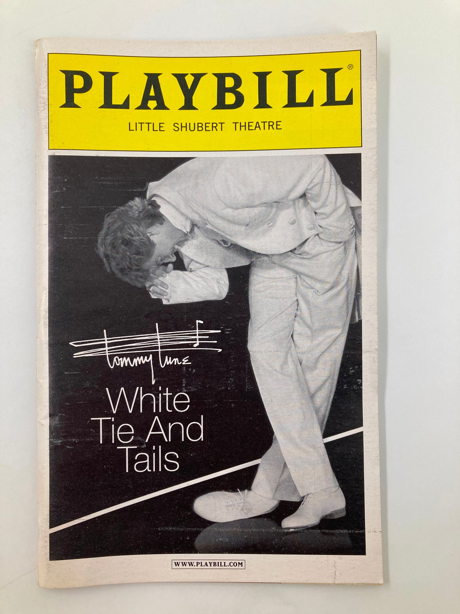 2002 Playbill Little Shubert Theatre Tommy Tune White Tie and Tails