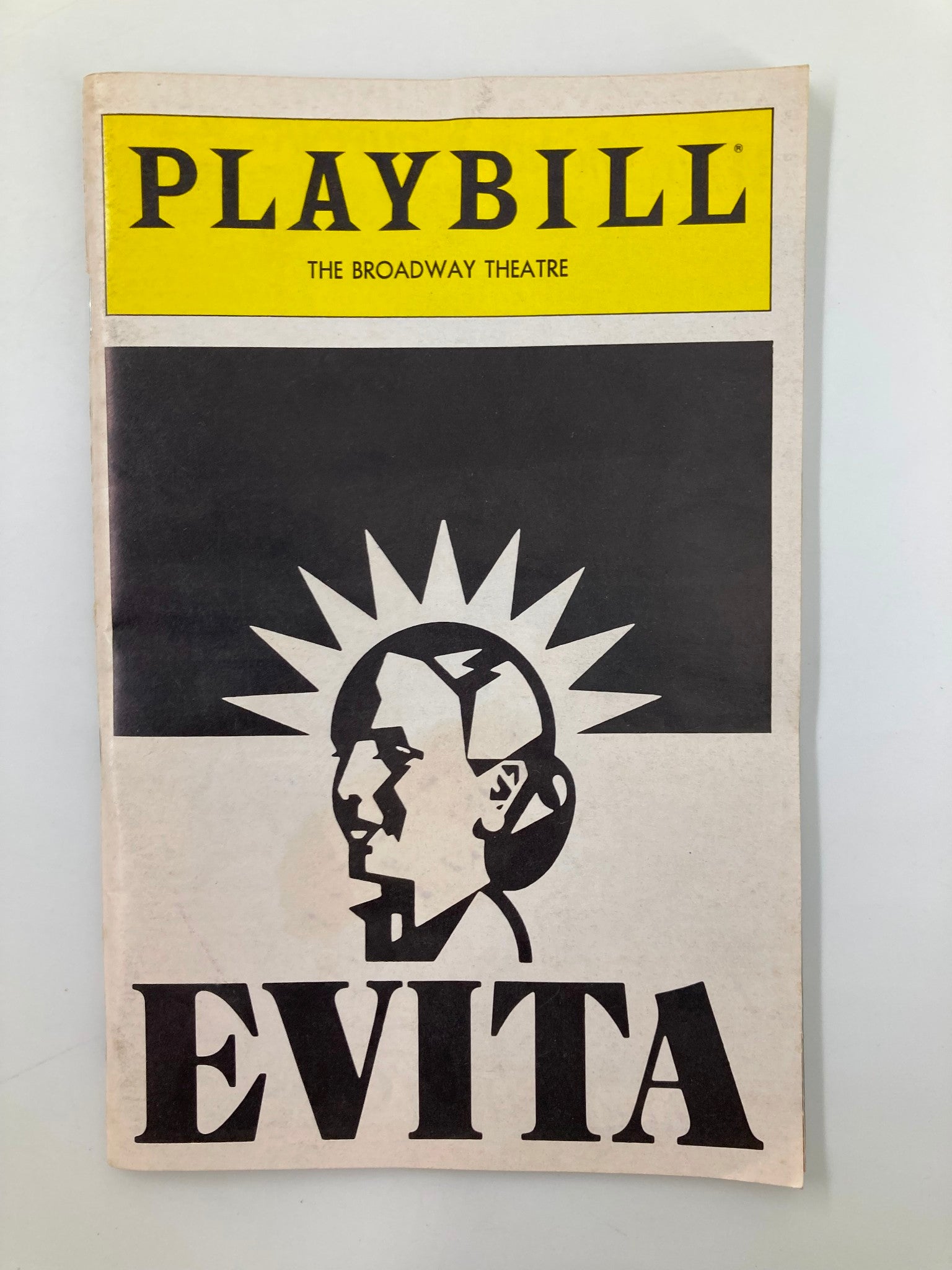 1982 Playbill Broadway Theatre Evita Derin Altay, James Stein, David Cryer