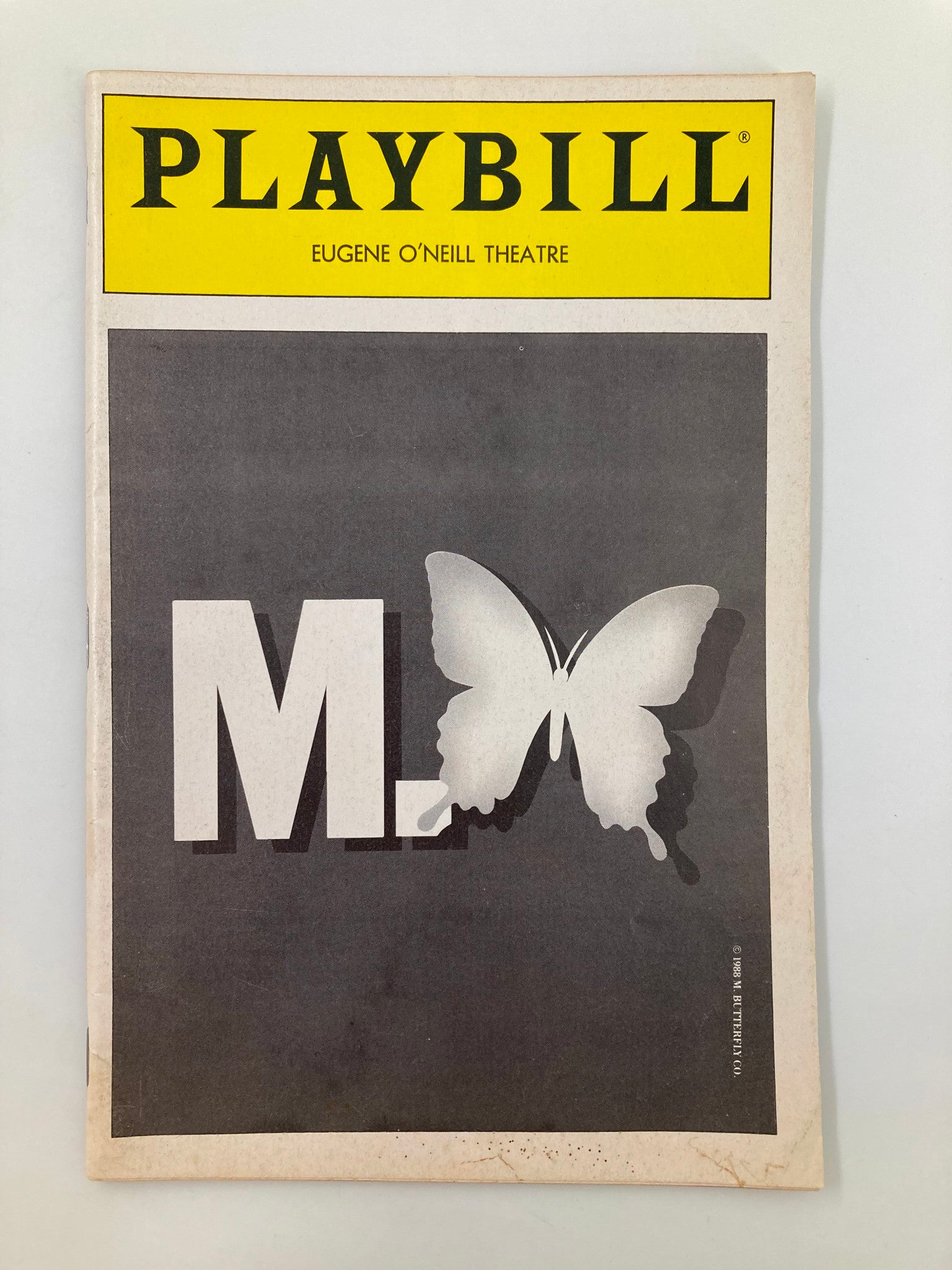 1990 Playbill Eugene O'Neil Theatre M. Butterfly Tony Randall, Curt Karibalis