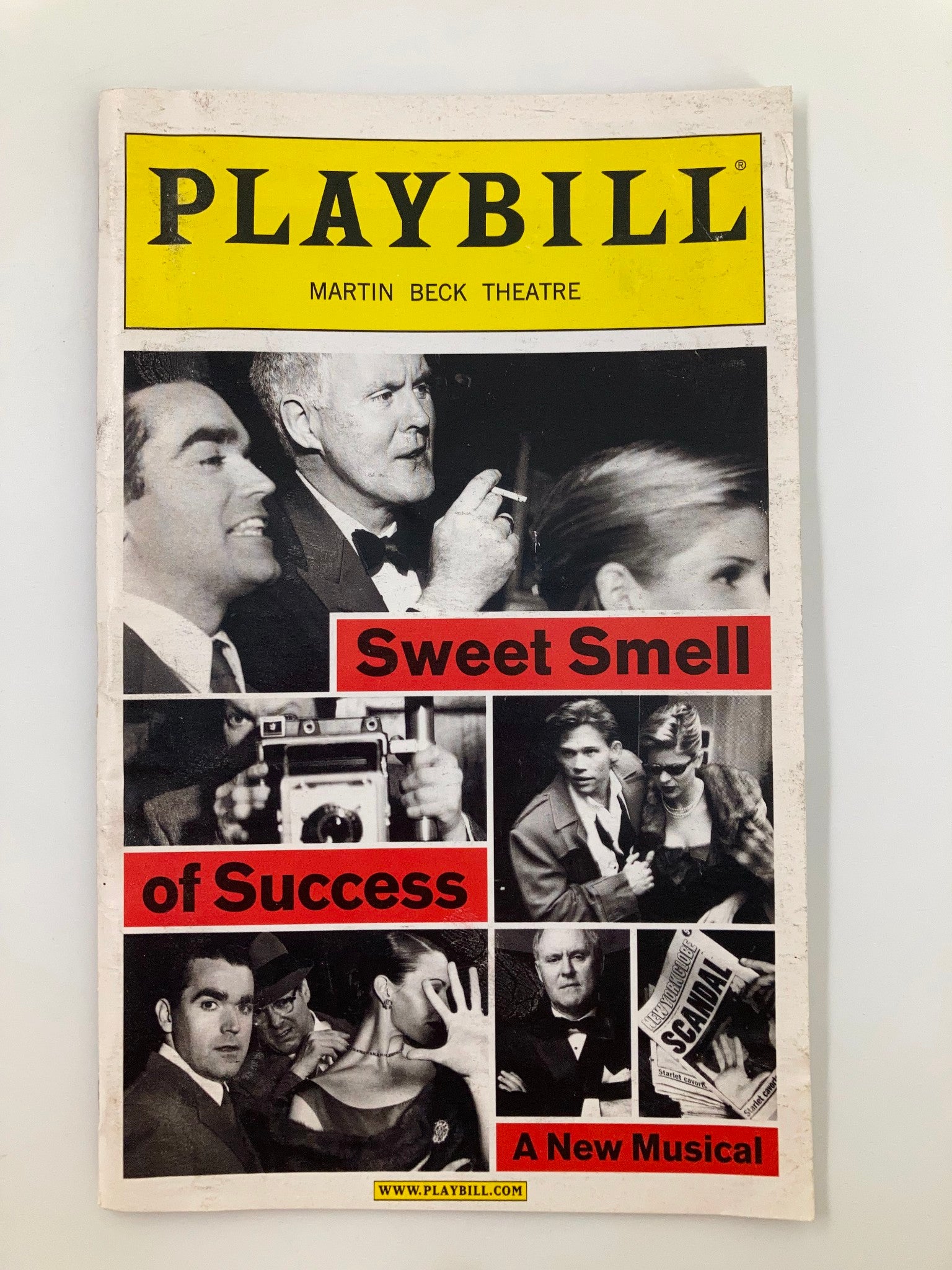 2002 Playbill Martin Beck Theatre Sweet Smell of Success John Lithgow