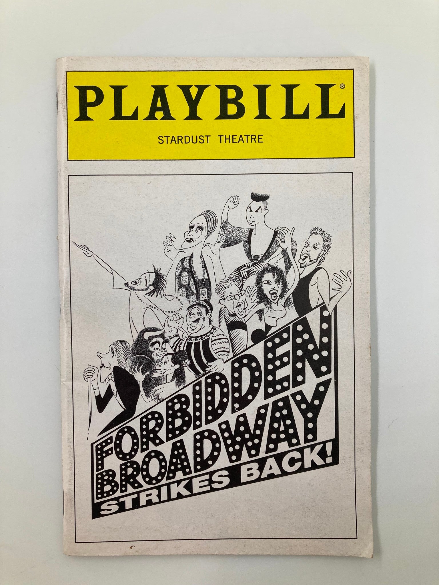 1998 Playbill Stardust Theatre Forbidden Broadway Strikes Back Lori Hammel