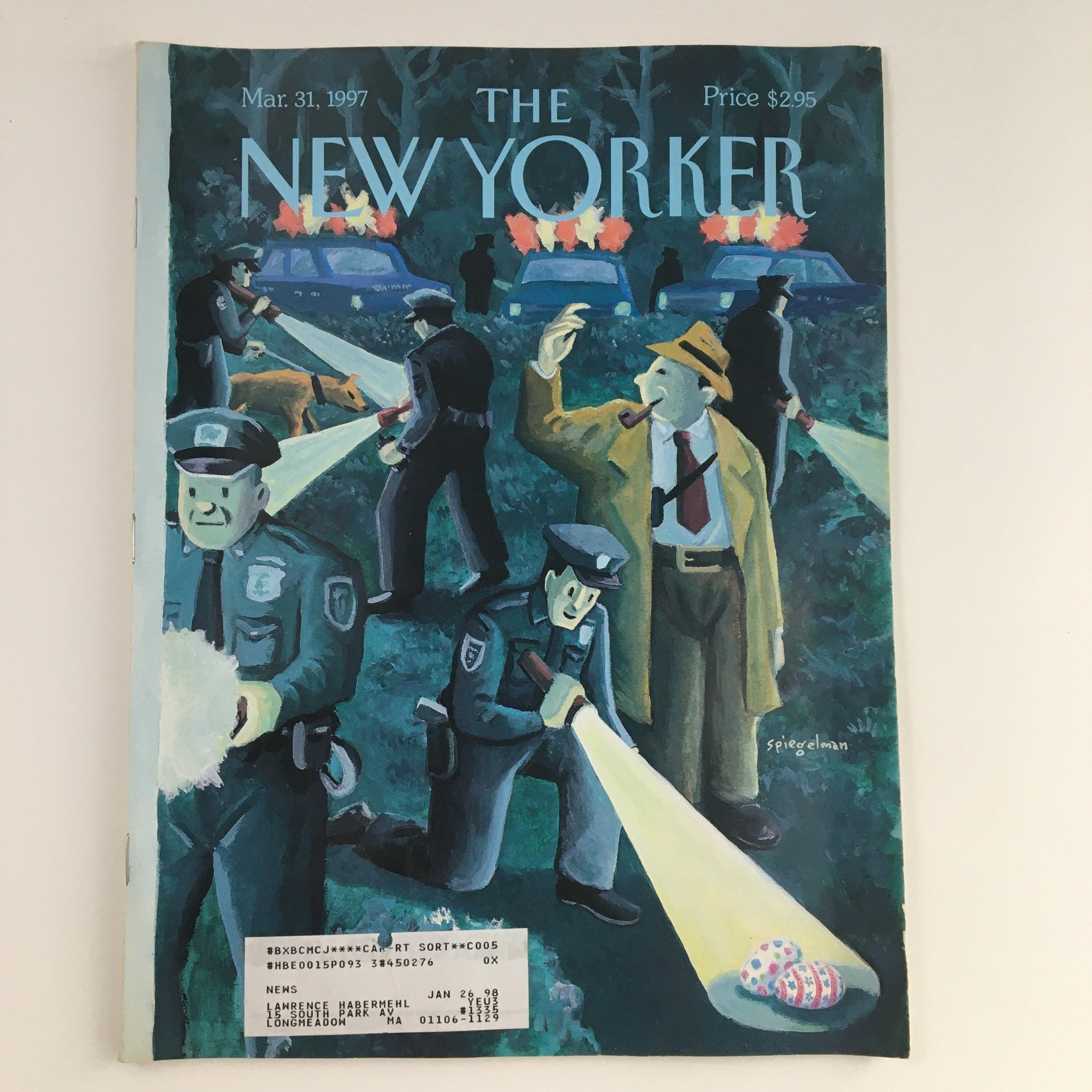 The New Yorker March 31 1997 Full Magazine Theme Cover art by Art Spiegelman