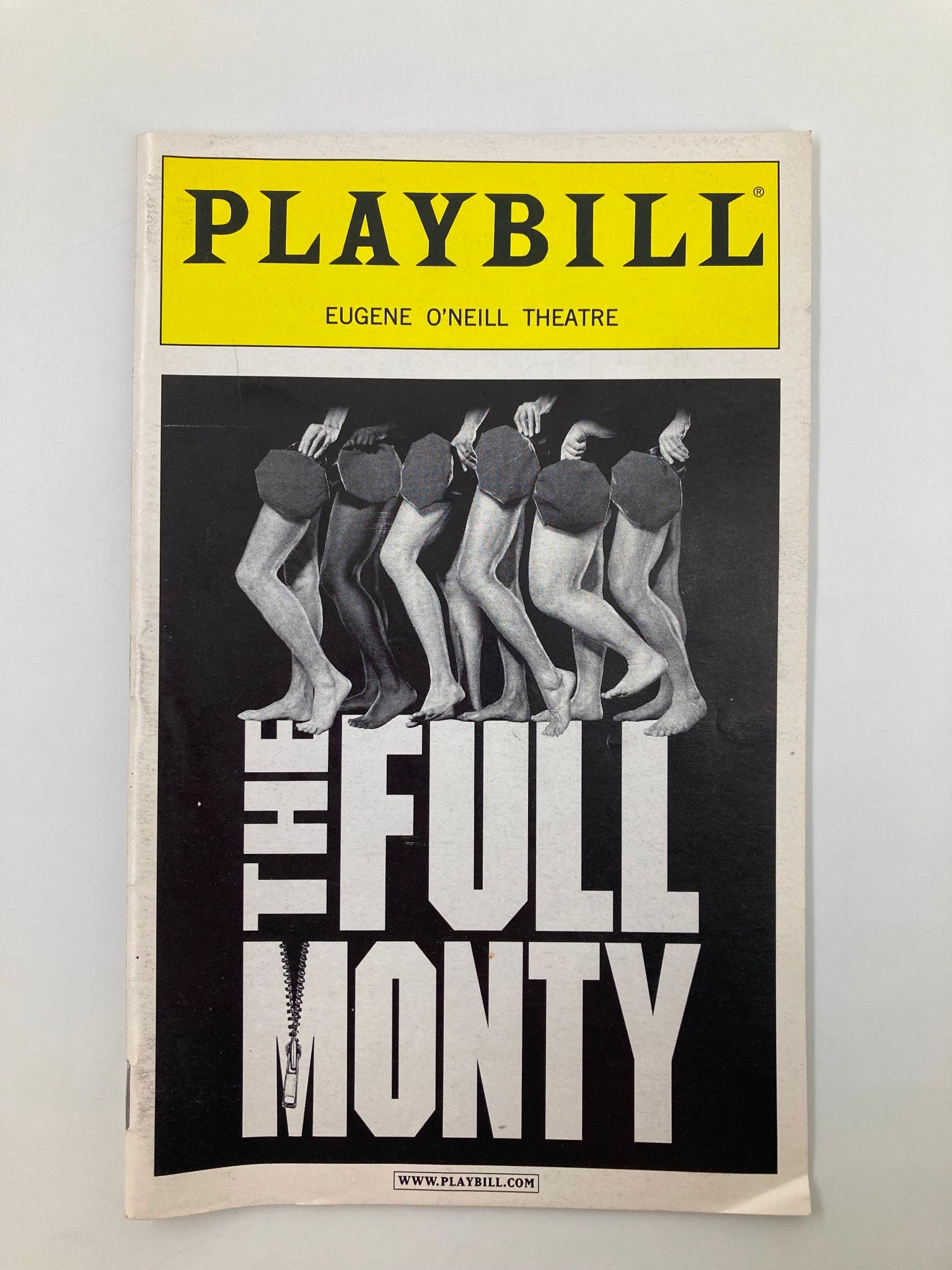 2002 Playbill Eugene O'Neill Theatre The Full Monty Will Chase, Jane Connell