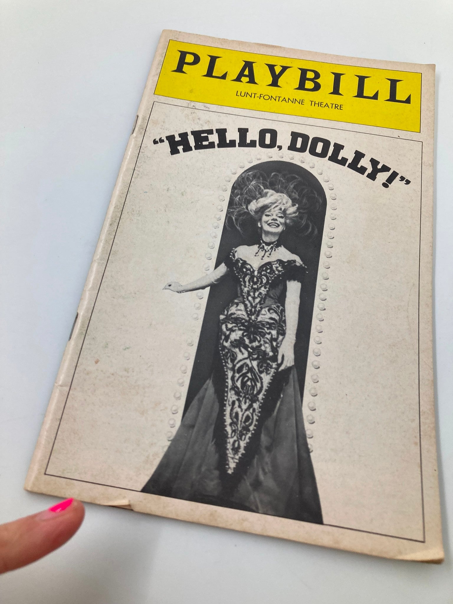 1978 Playbill Lunt-Fontanne Theatre Hello Dolly Carol Channing, Eddie Bracken