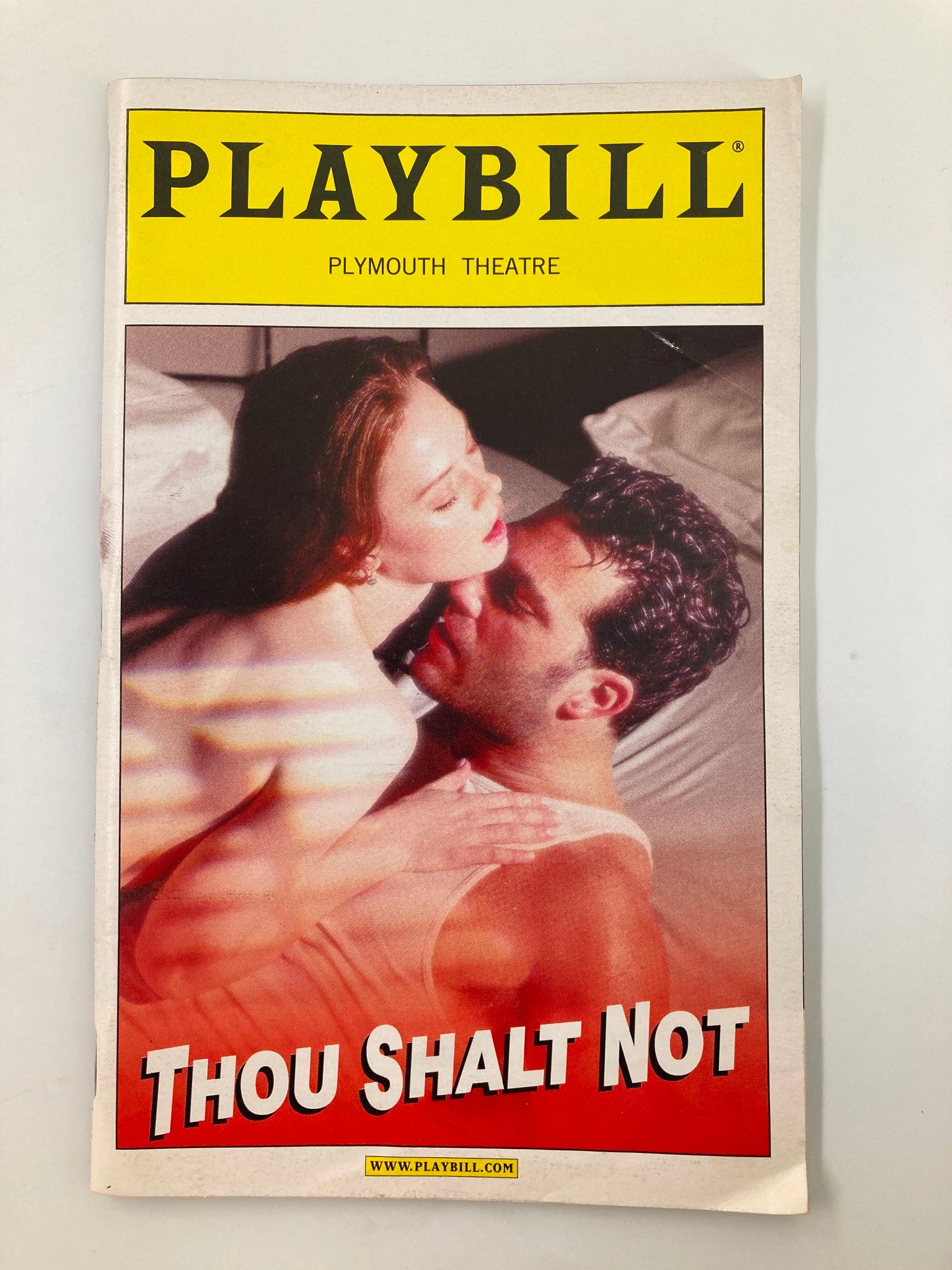 2001 Playbill Plymouth Theatre Thou Shalt Not Michael Goddard, JoAnn M. Hunter