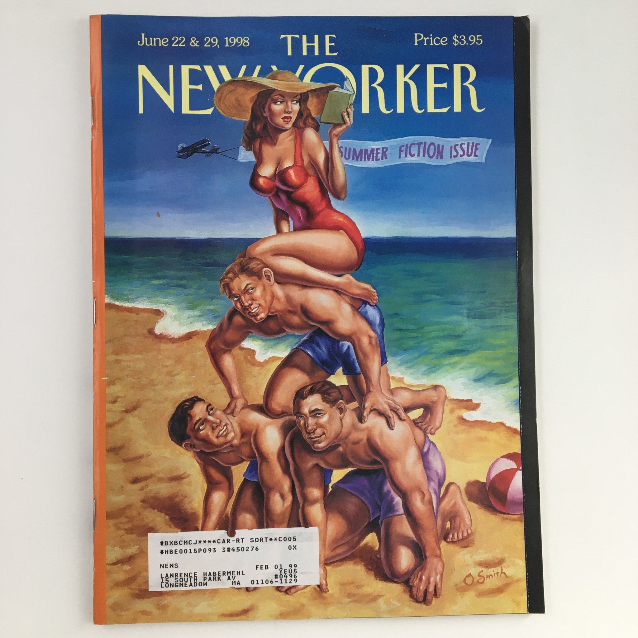 The New Yorker June 22 1998 Full Magazine Theme Cover Art by Owen Smith