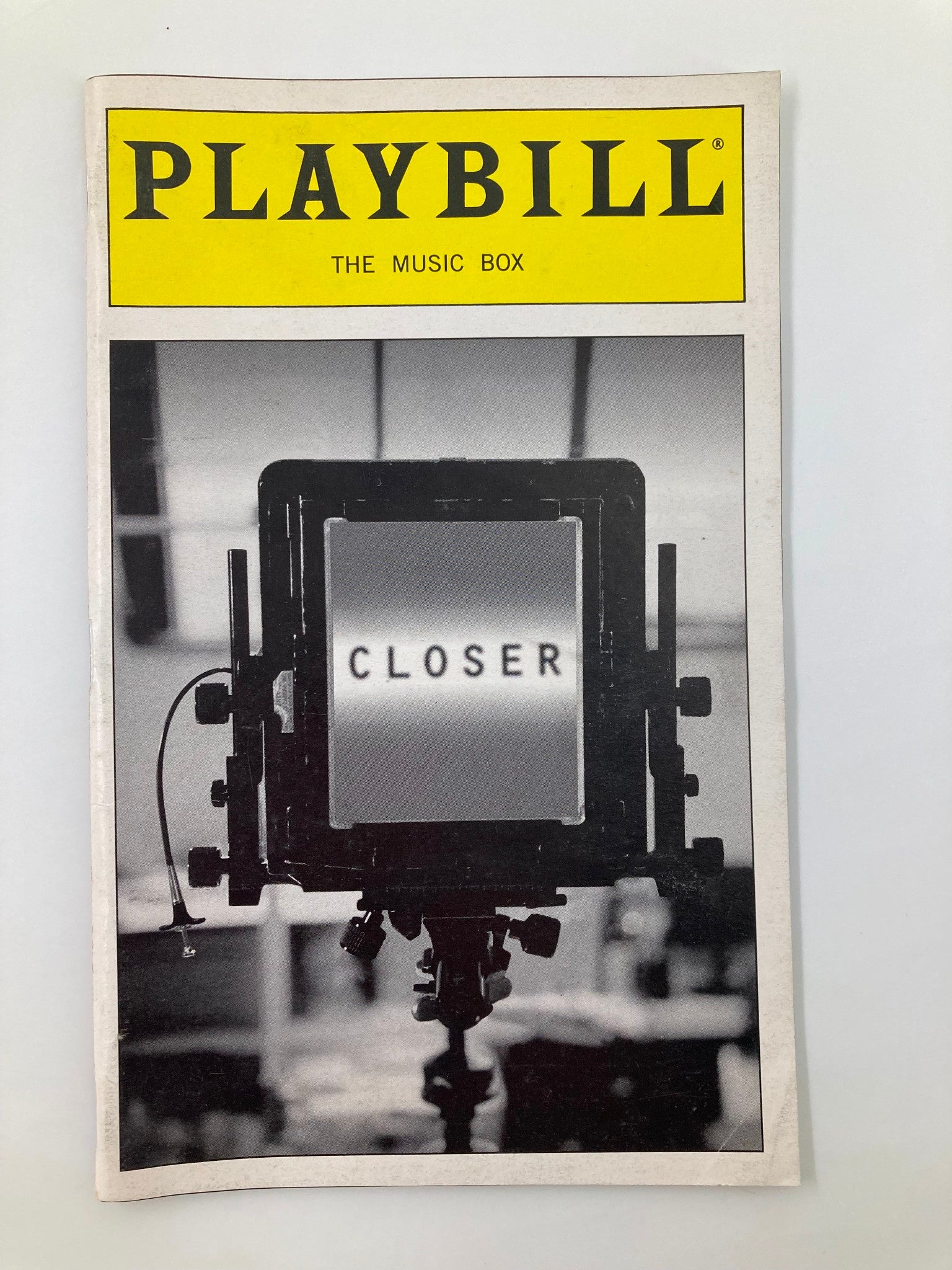 1999 Playbill The Music Box Closer Natasha Richardson, Rupert Graves VG