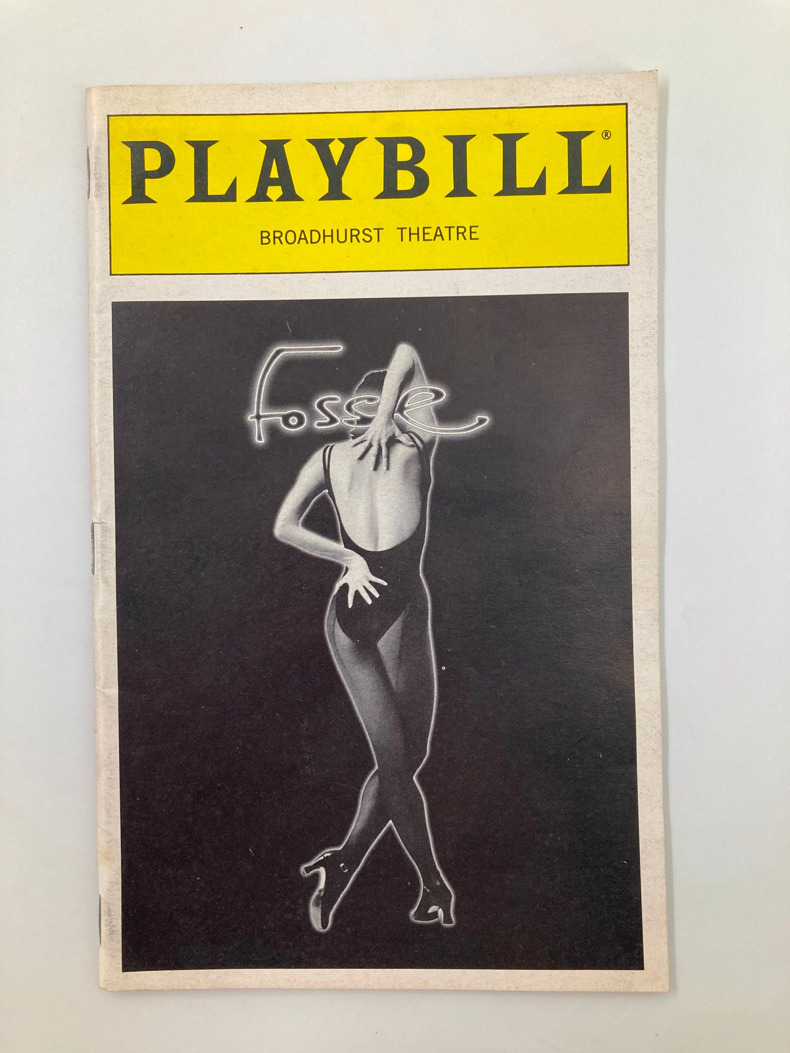 1999 Playbill Broadhurst Theatre Fosse Valarie Pettiford and Jane Lanier VG