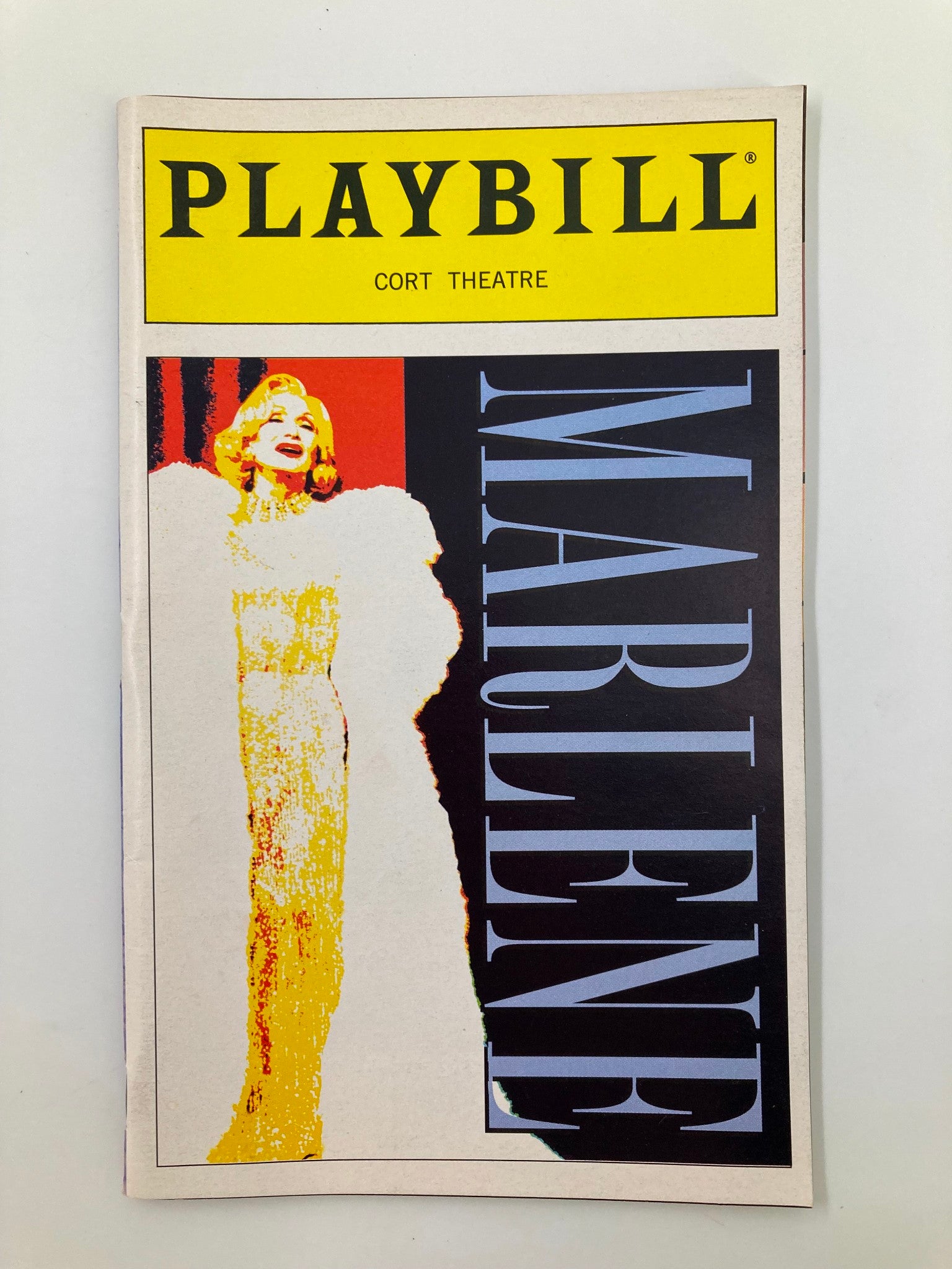 1999 Playbill Cort Theatre Sian Phillips in Marlene A Musical by Pam Gems VG