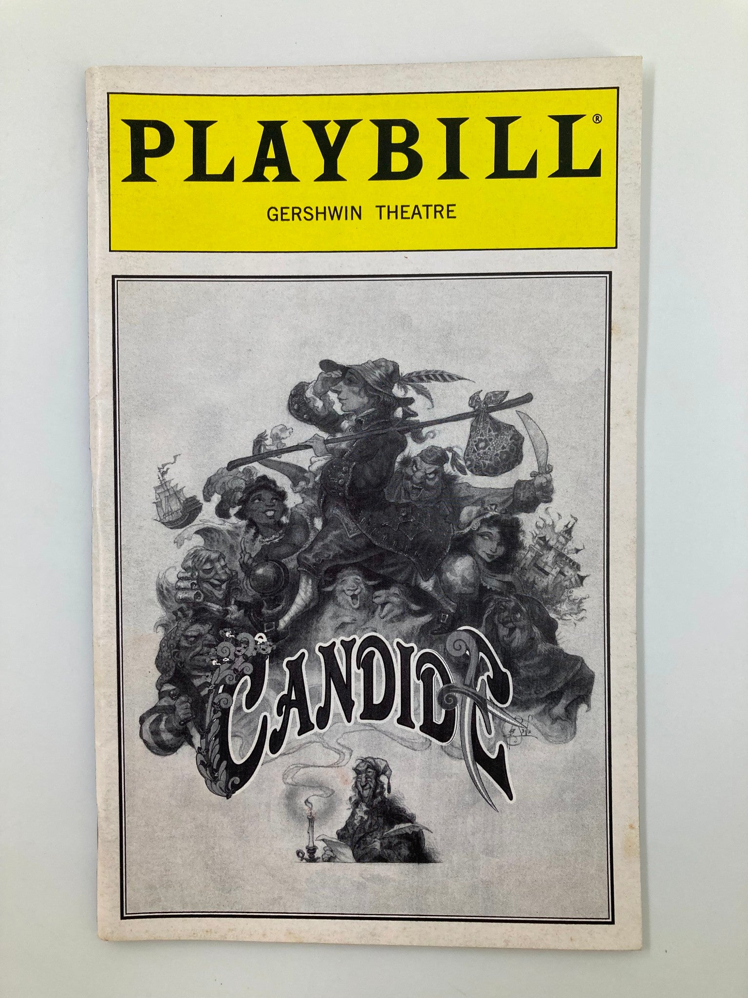 1997 Playbill Gershwin Theatre Jim Dale, Andrea Martin in Candid VG