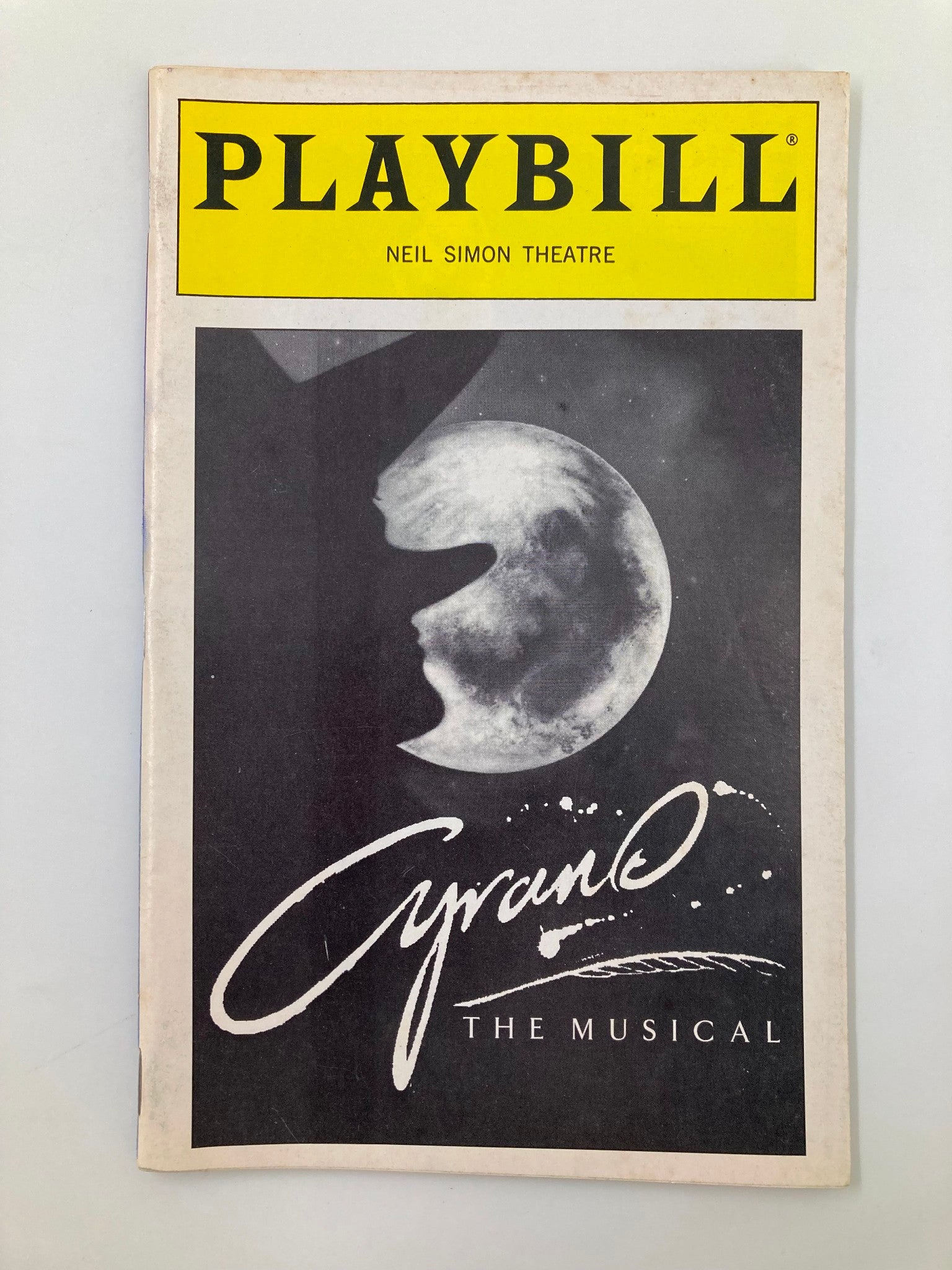 1993 Playbill Neil Simon Theatre Cyrano The Musical with Bill Van Dijk VG