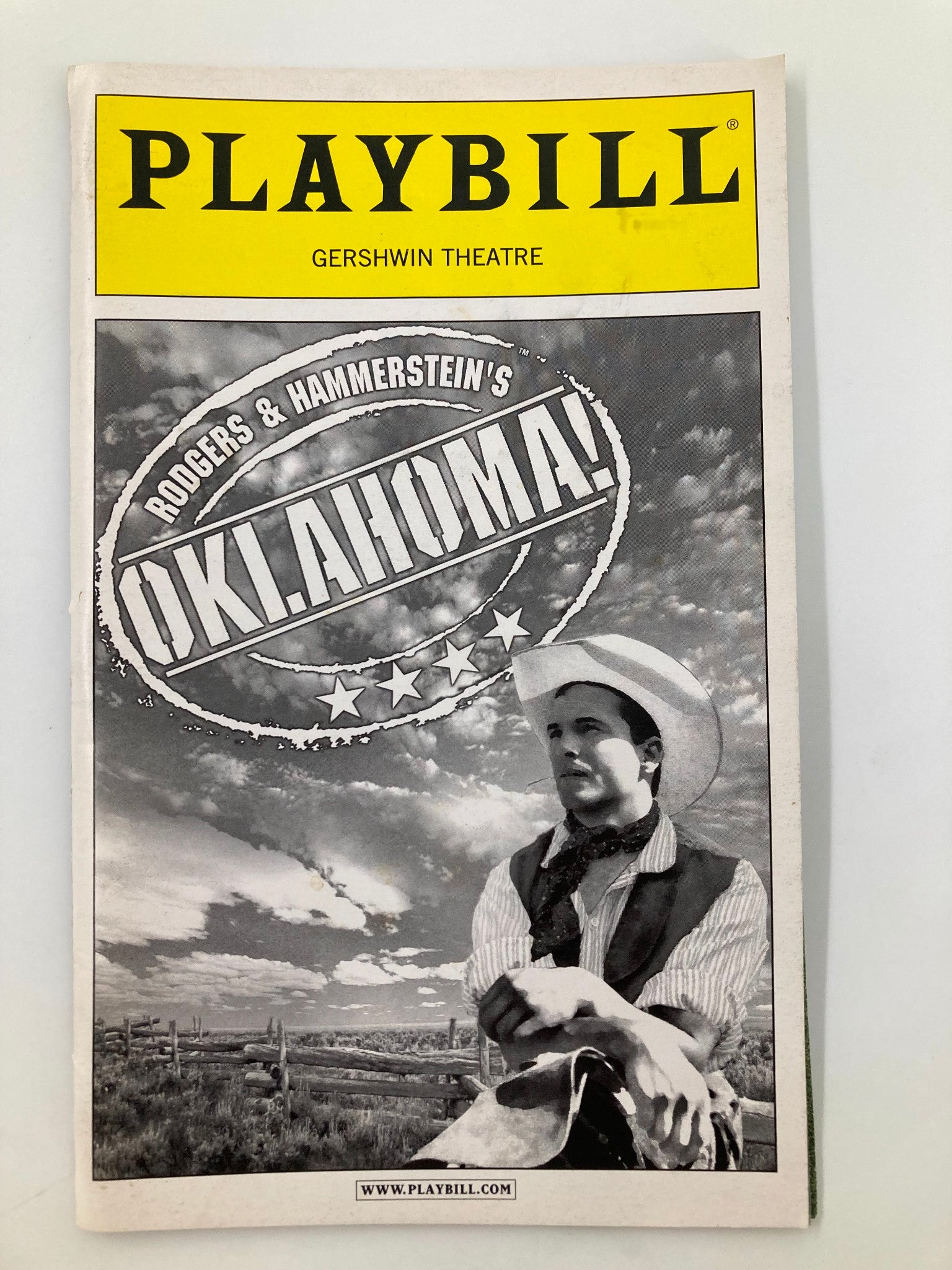 2002 Playbill Gershwin Theatre Rodgers and Hammerstein's Oklahoma! VG