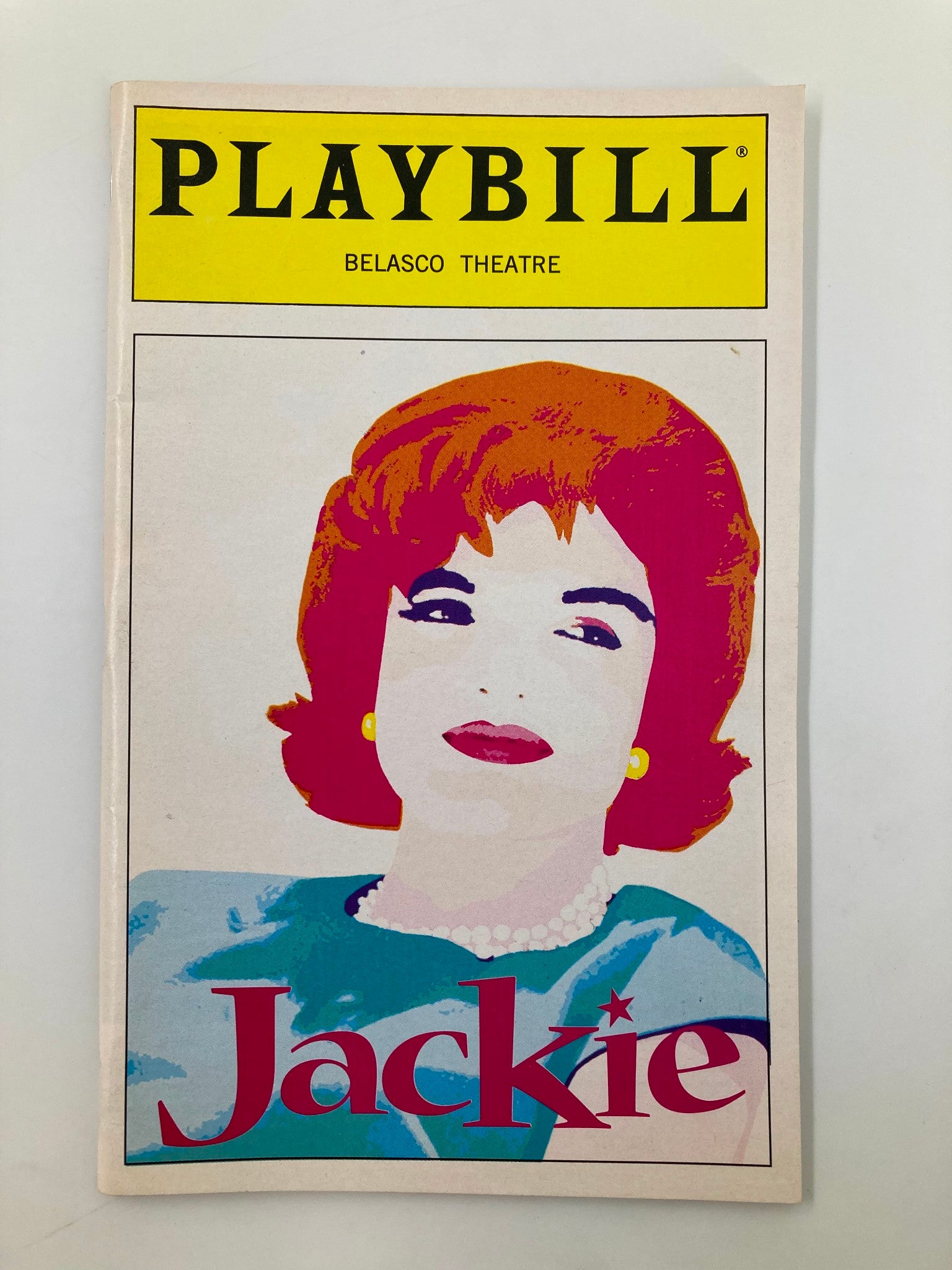 1997 Playbill Belasco Theatre Jackie An American Life Margaret Colin VG