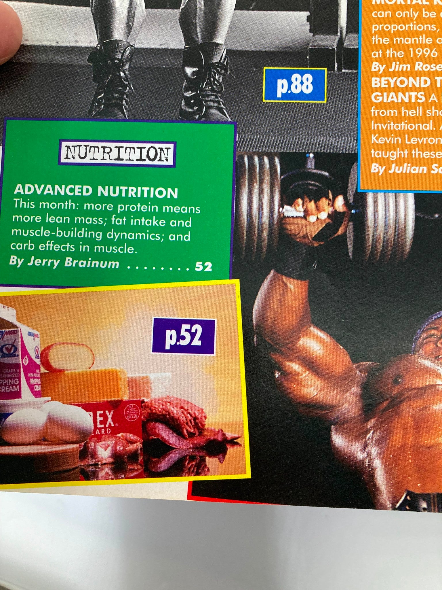 Joe Weider's Flex Magazine July 1996 Kim Chivesky March Madness in Ohio No Label