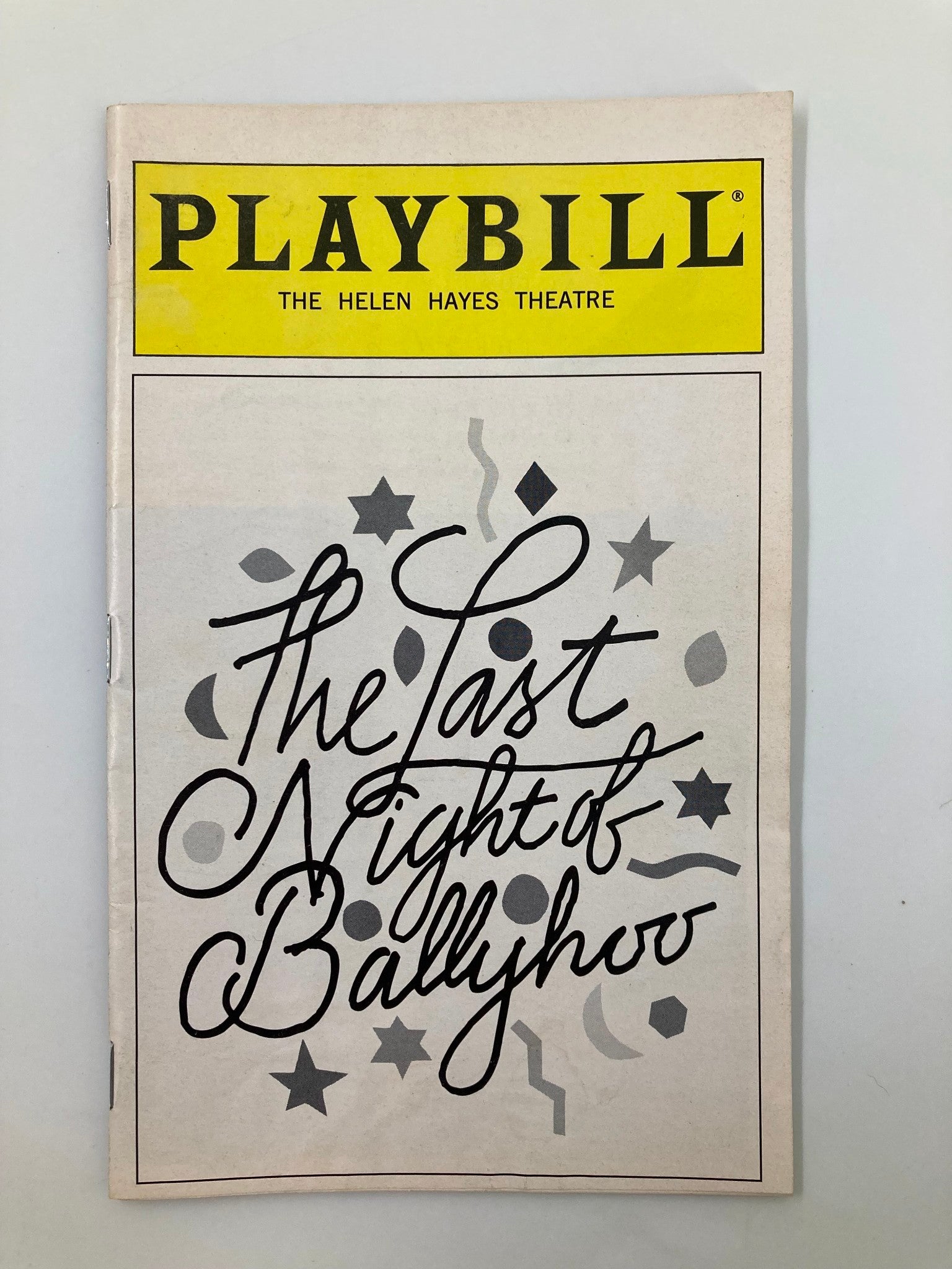 1997 Playbill The Helen Hayes Theatre The Last Night of Ballyhoo Arija Bareikis